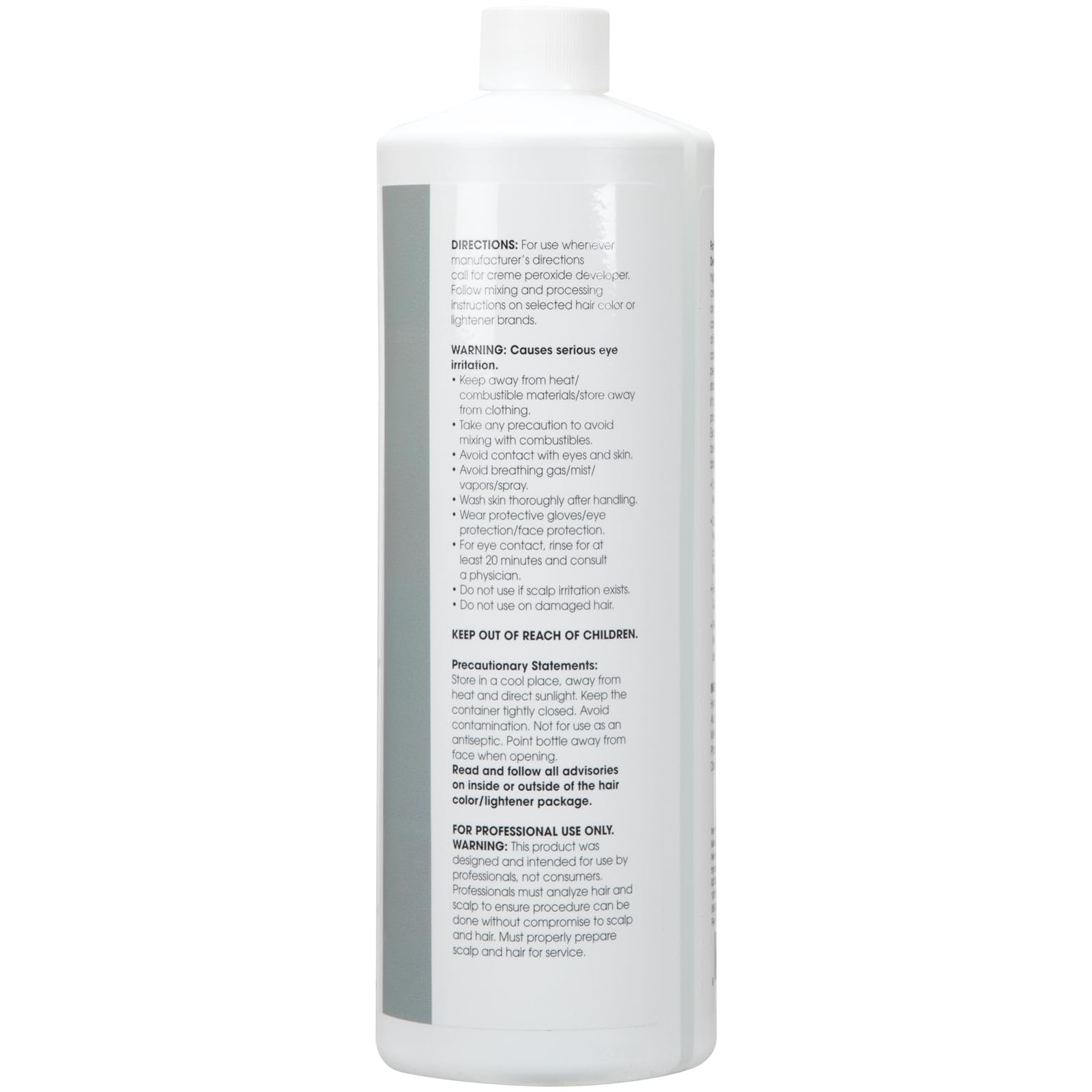 ForPro Expert 40 Volume Crme Developer for Hair Lightening, Gray Coverage & Color Deposit with Maximum Lift, 32 Fl Oz