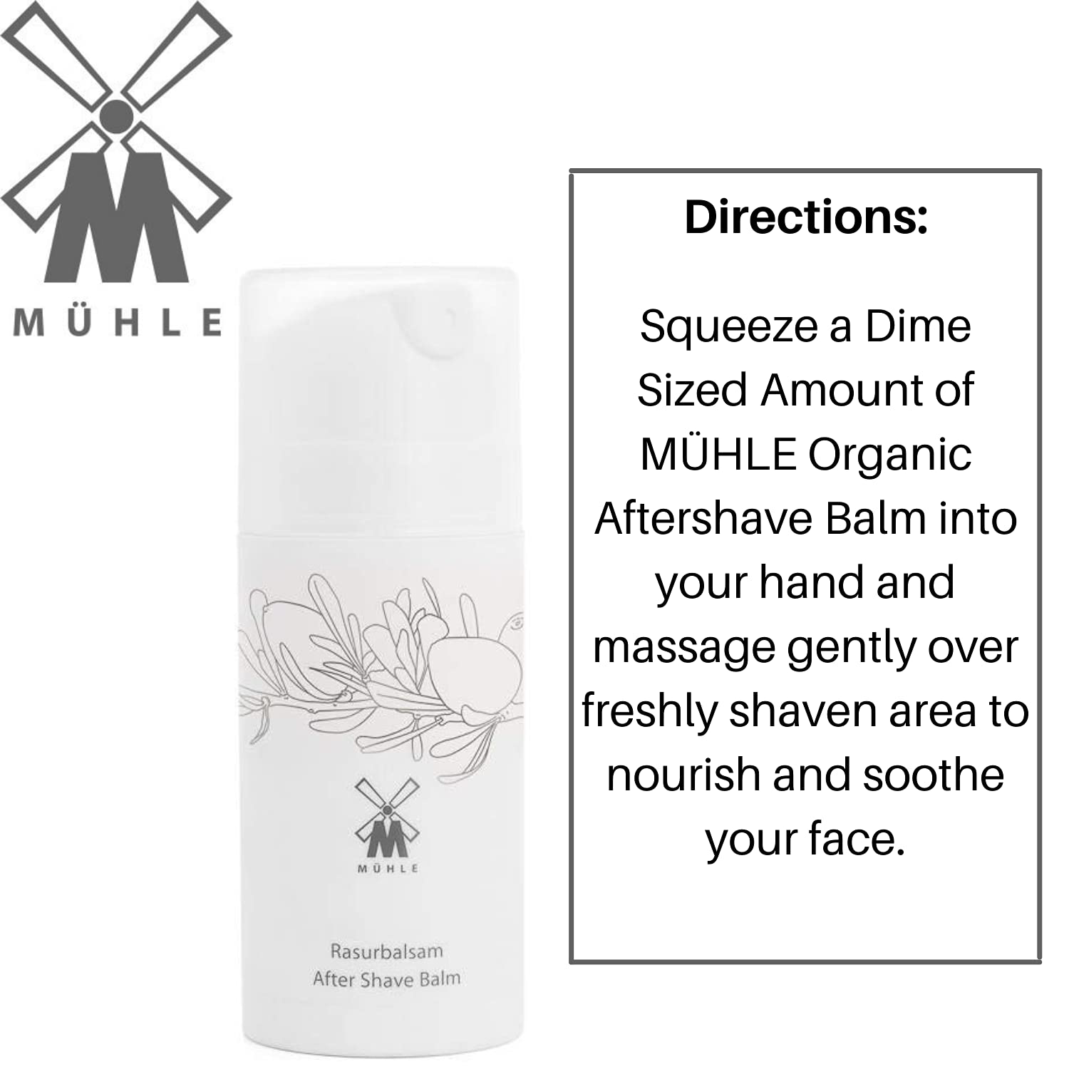MHLE Organic Aftershave Balm, 100 ml