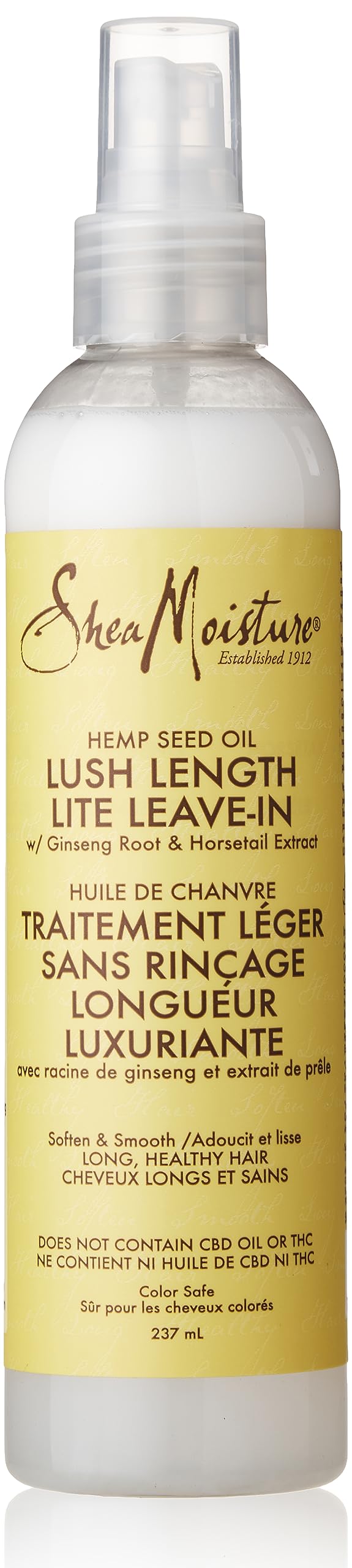SHEA MOISTURE Hemp Seed Oil Length Leave-In 8 Ounce Pump (237ml)