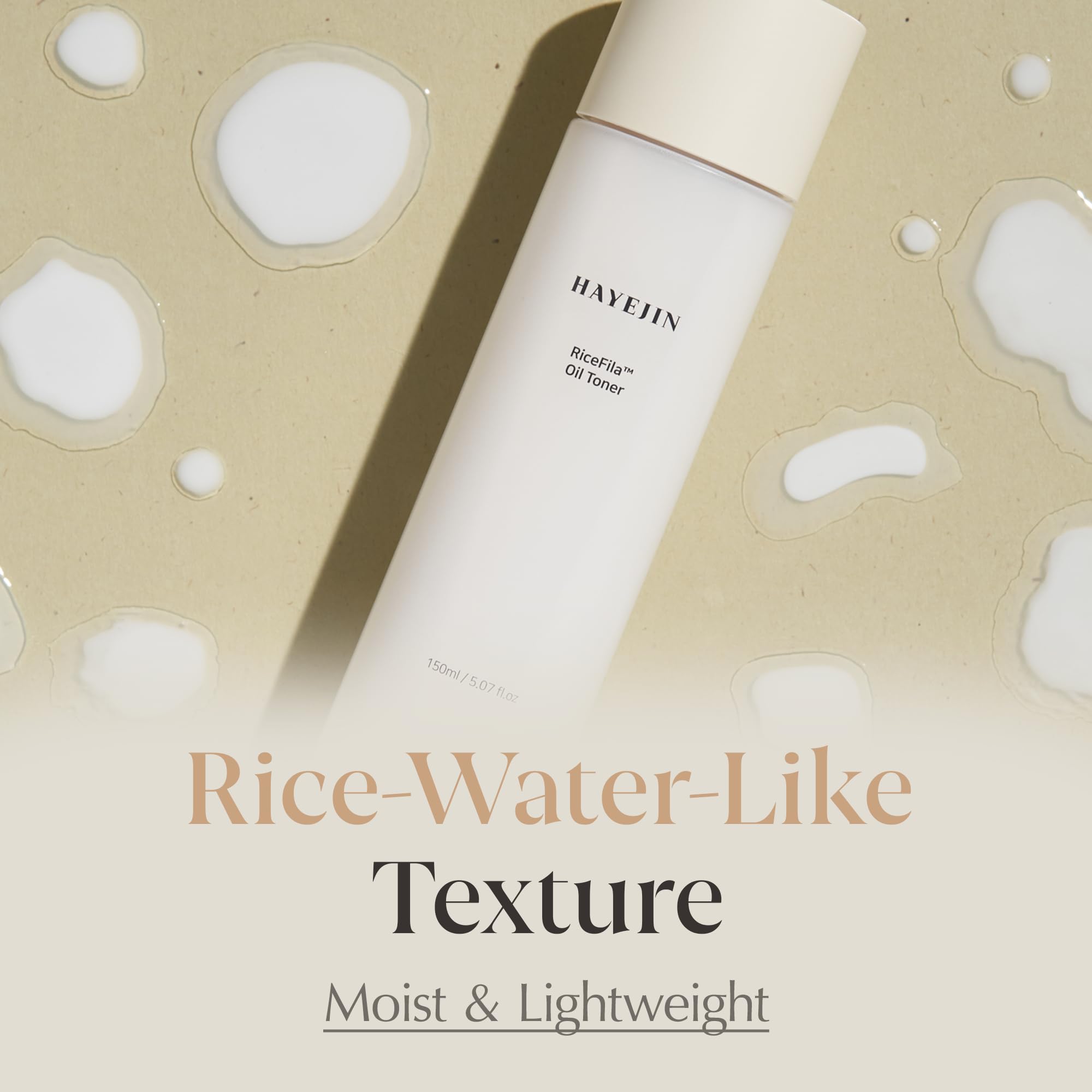 Hayejin Ricefila Face Oil Rice Toner Korean Skin Care Products | Hydrating Facial Toner For Sensitive Skin | Facial Oil Skin Ric