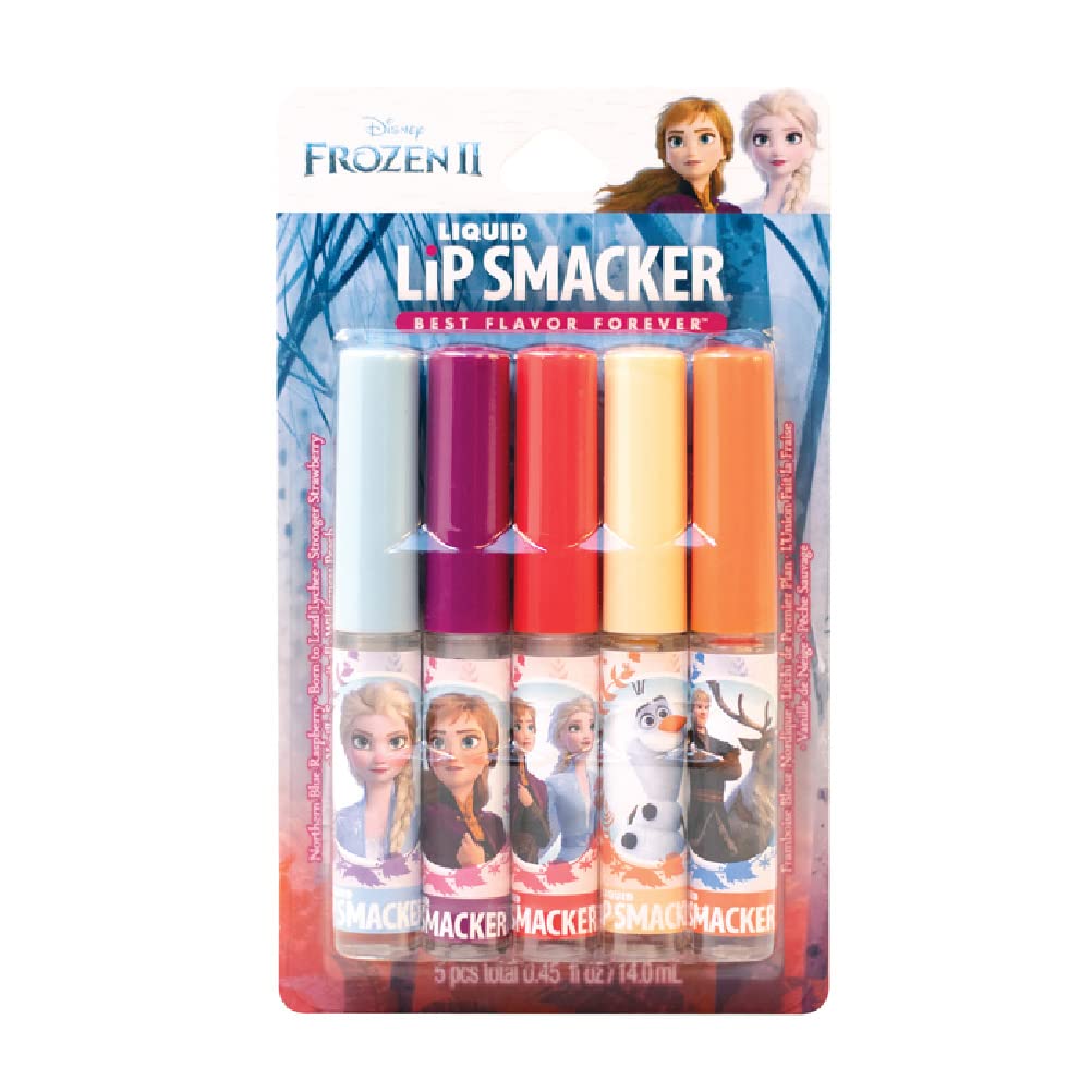 Lip Smacker Disney Frozen 2 Liquid Flavored Lip Balm Party Pack  Dry Lips  For Kids, Men, Women  Stocking Stuffer  Christmas Gif