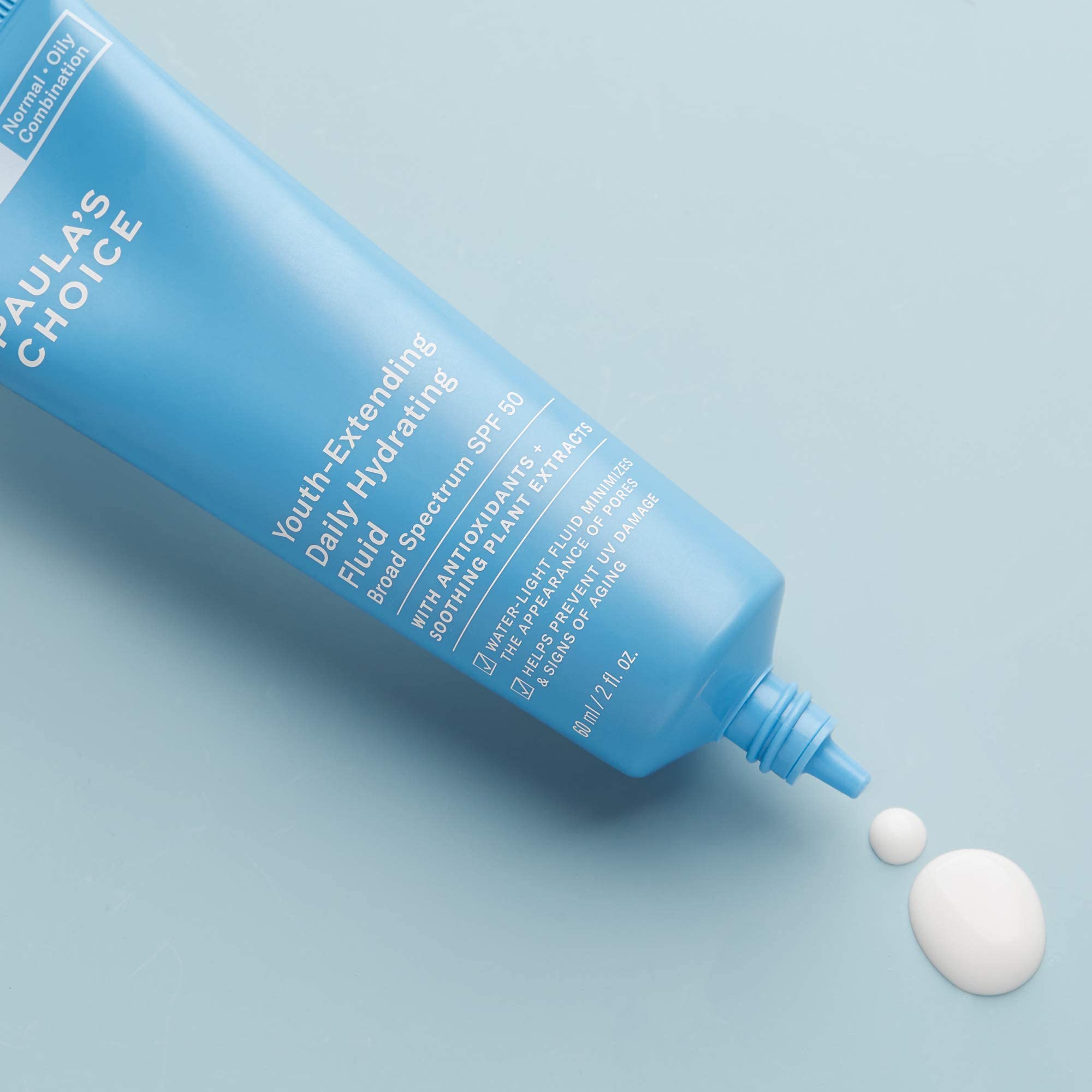 Paula'S Choice Resist Daily Hydrating Fluid Face Moisturizer Spf 50, Uva & Uvb Protection, Chamomile & Vitamin E, Sunscreen For