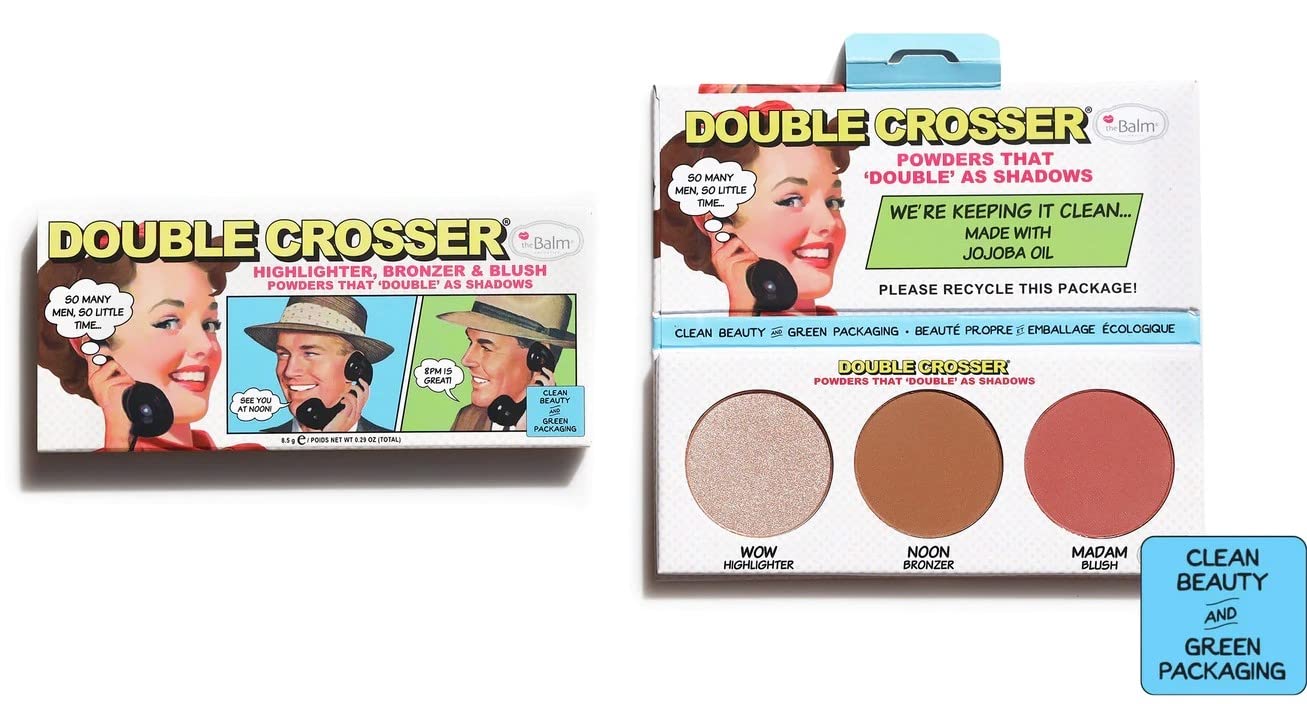 Double Crosser Face Palette By The Balm For Women - 0.29 Oz Makeup