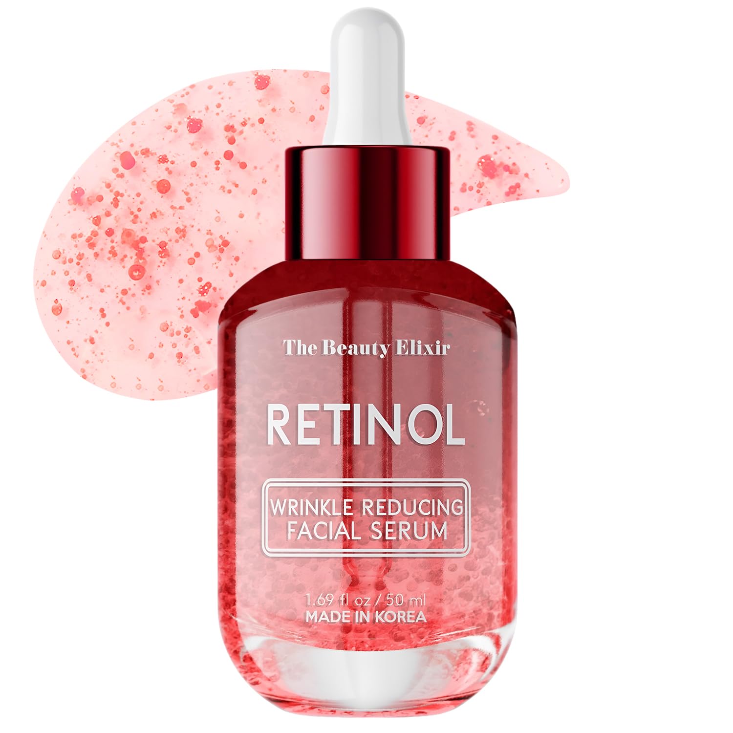 Retinol Serum For Face - Anti Aging, Lifting, Replenishing & Moisturizing Korean Facial Serum - Reduces Wrinkles, Fine Lines & C