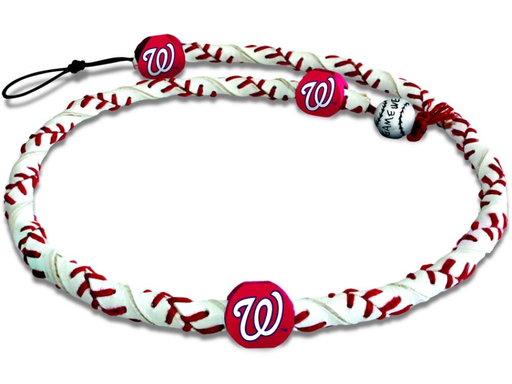 MLB Washington Nationals Classic Frozen Rope Baseball Necklace