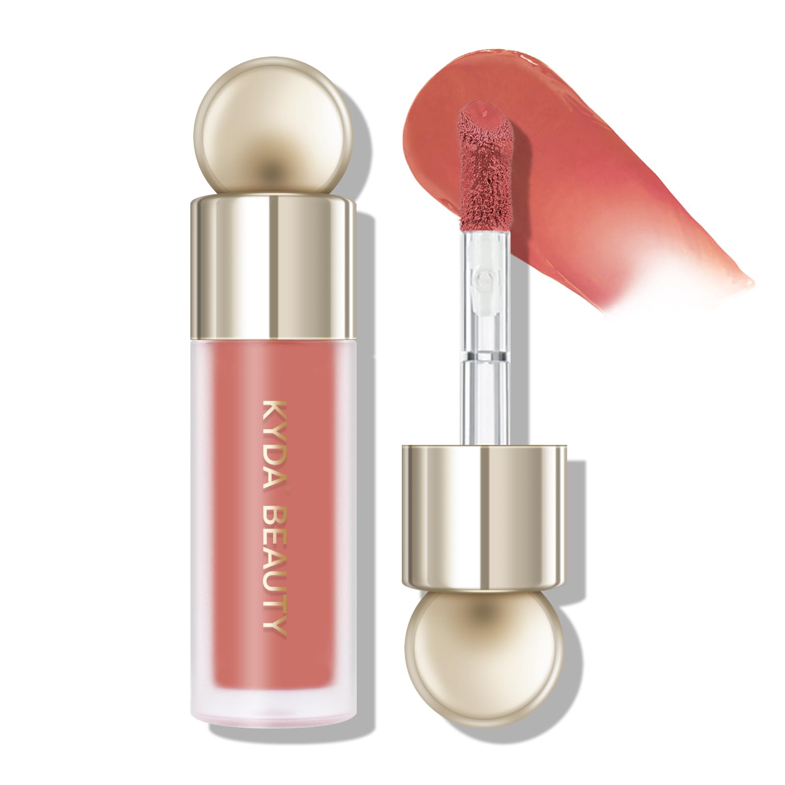 KYDA Liquid Blush, Matte Tinted for Cheeks, Lasting Dewy Finish, High Pigment Soft Creamy Blush, Blendable Lightweight Cover-Ter