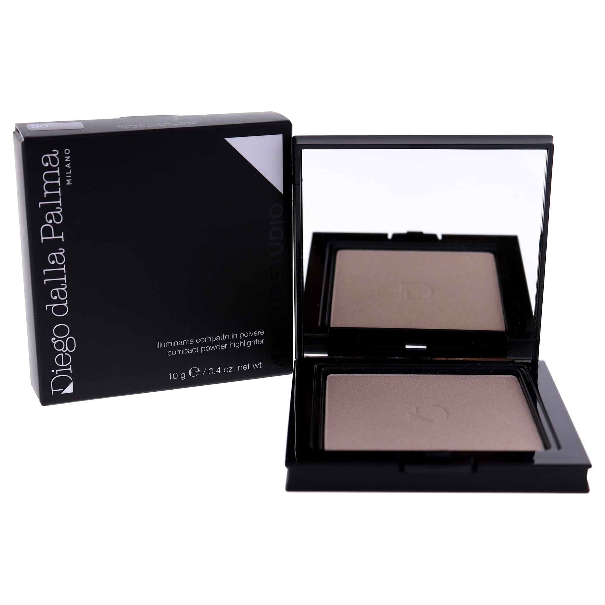 Diego Dalla Palma Compact Powder Highlighter, 0.4 Oz, 30 Cold Pink Color