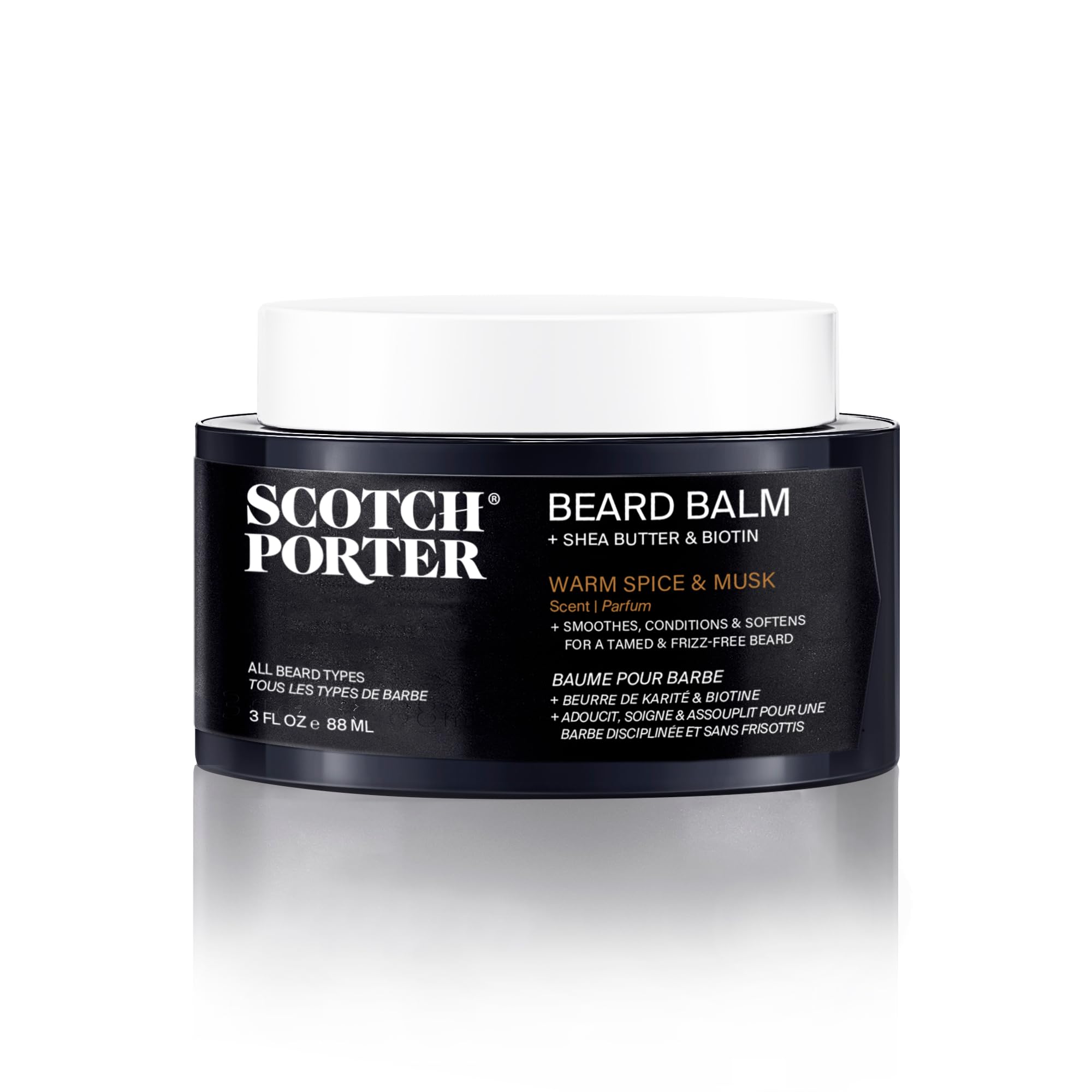 Scotch Porter Conditioning Beard Balm And Beard Conditioner | Formulated With Non-Toxic Ingredients, Free Of Parabens, Sulfates