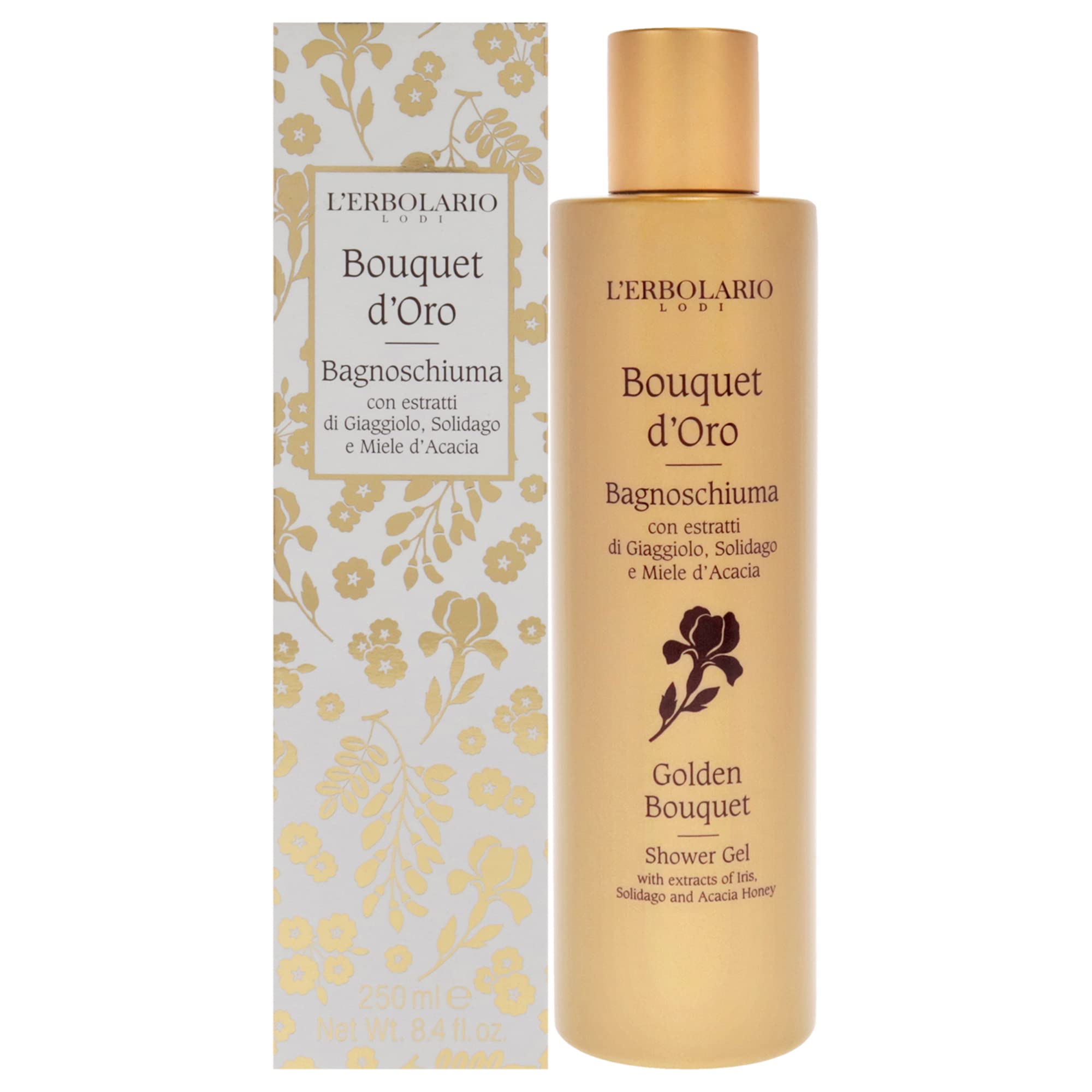 Lerbolario Golden Bouquet Shower Gel Shower Gel Unisex 84 Oz