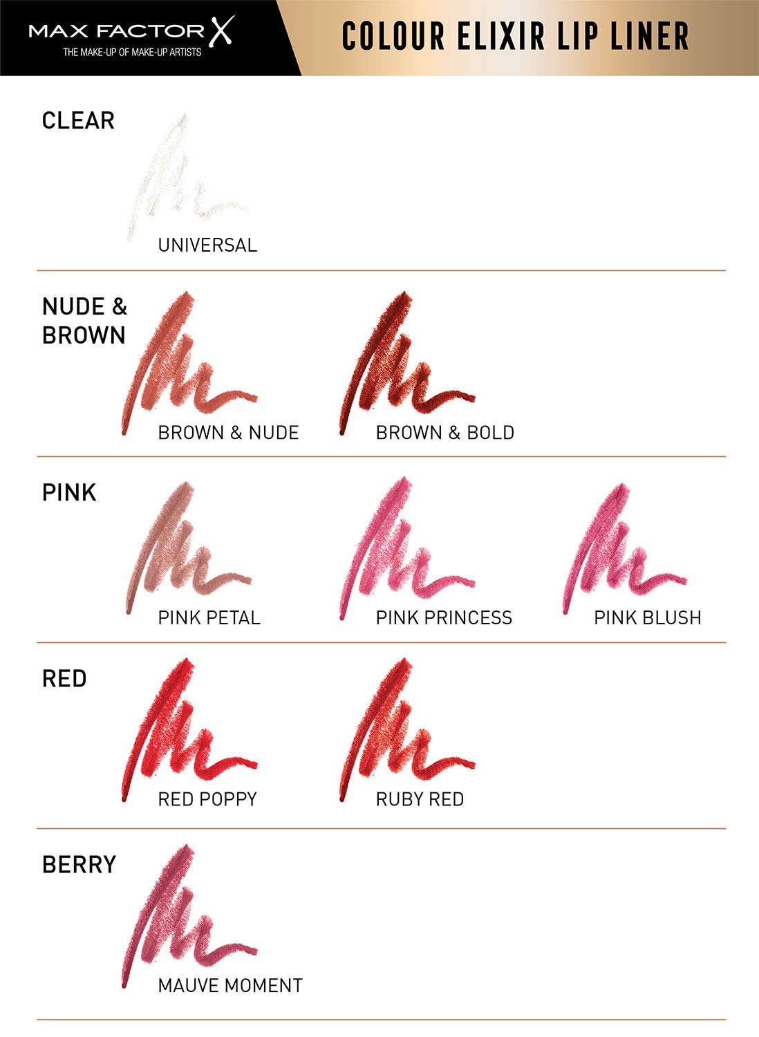 Max Factor Colour Elixir Lip Liner - 04 Pink Princess