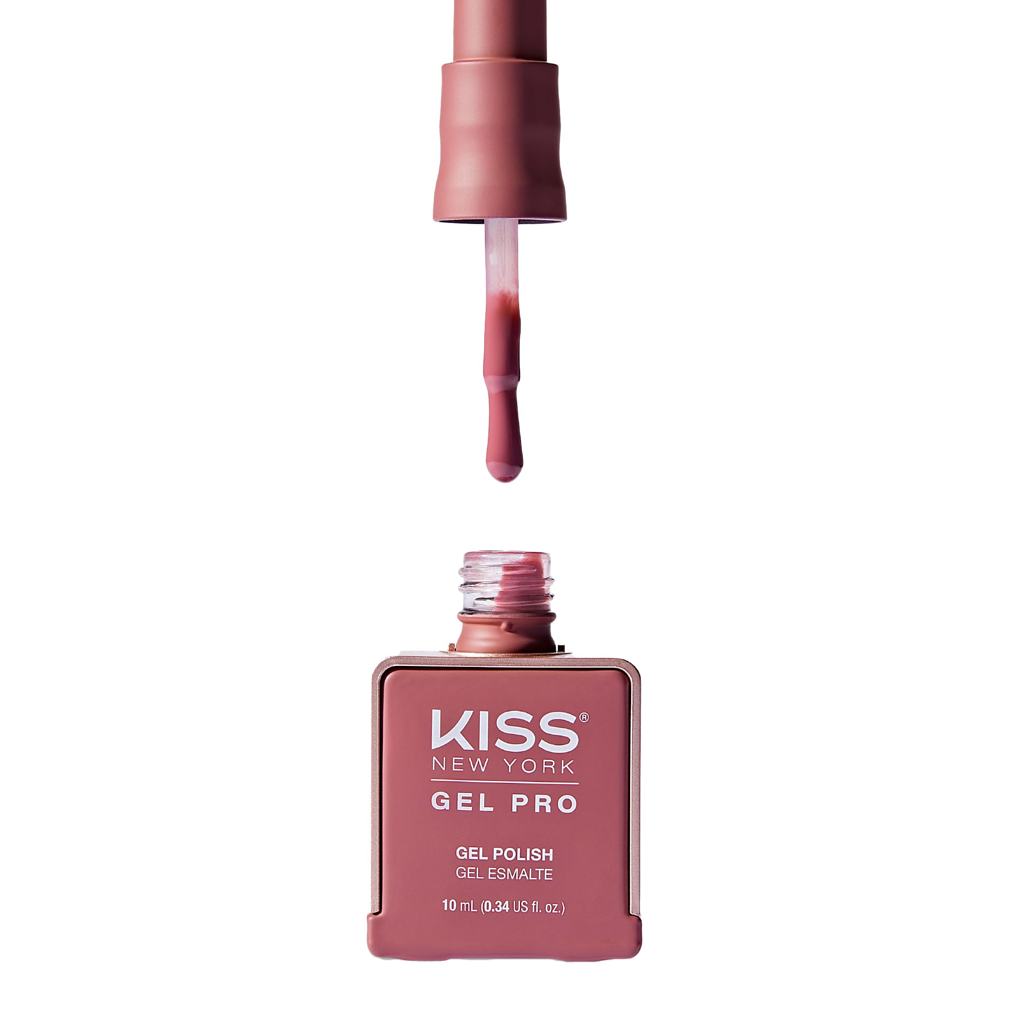 Kiss New York Gel Nail Polish Soak Off UV LED Gel Polish 10mL Nail Art Salon Manicure DIY HEMA FREE, TPO FREE, Made in USA (Unde