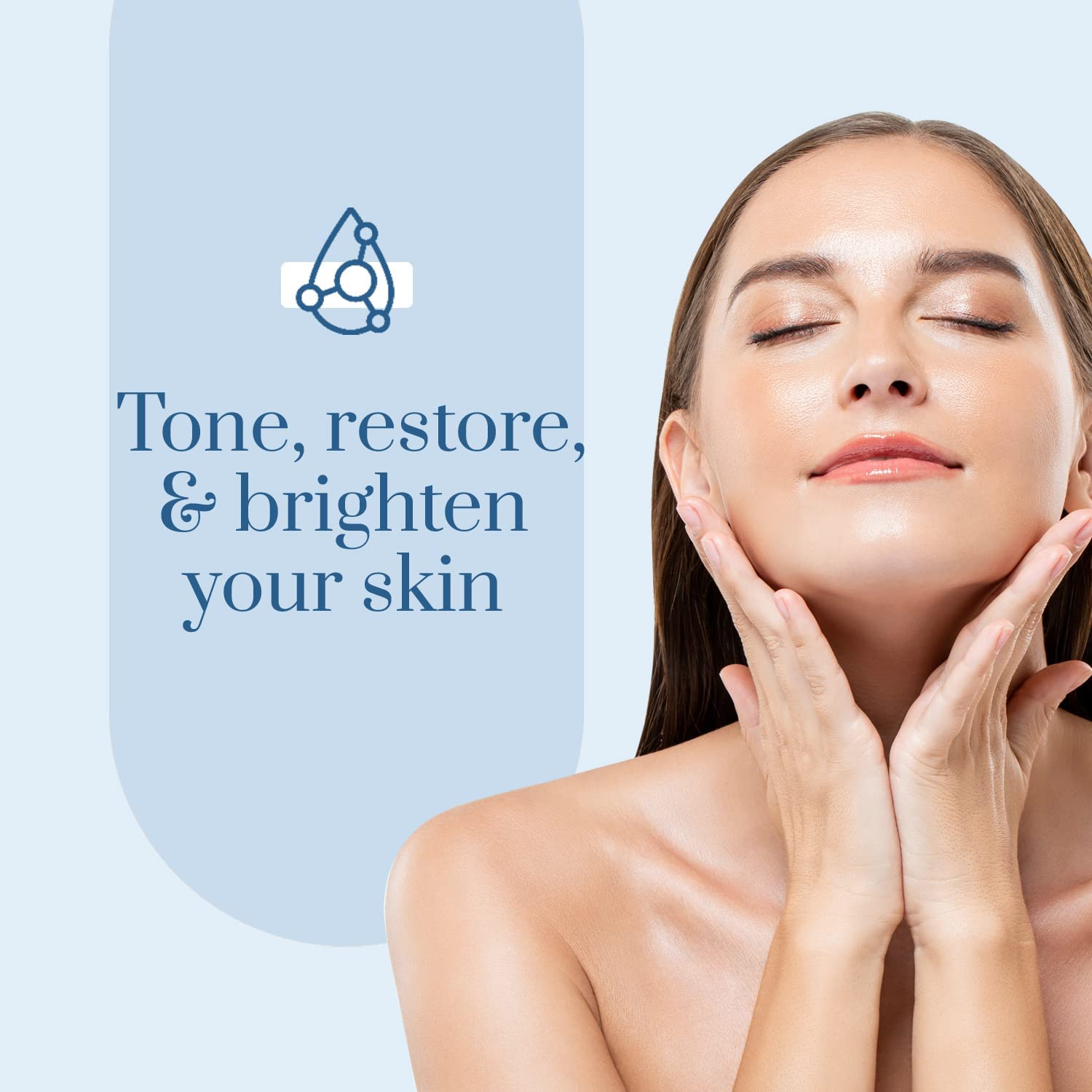 Clear Beauty Hyaluronic Acid & Collagen Face Mist - Moisturizes & Hydrates Skin & Calms Redness, Balancing & Toning Facial Mist