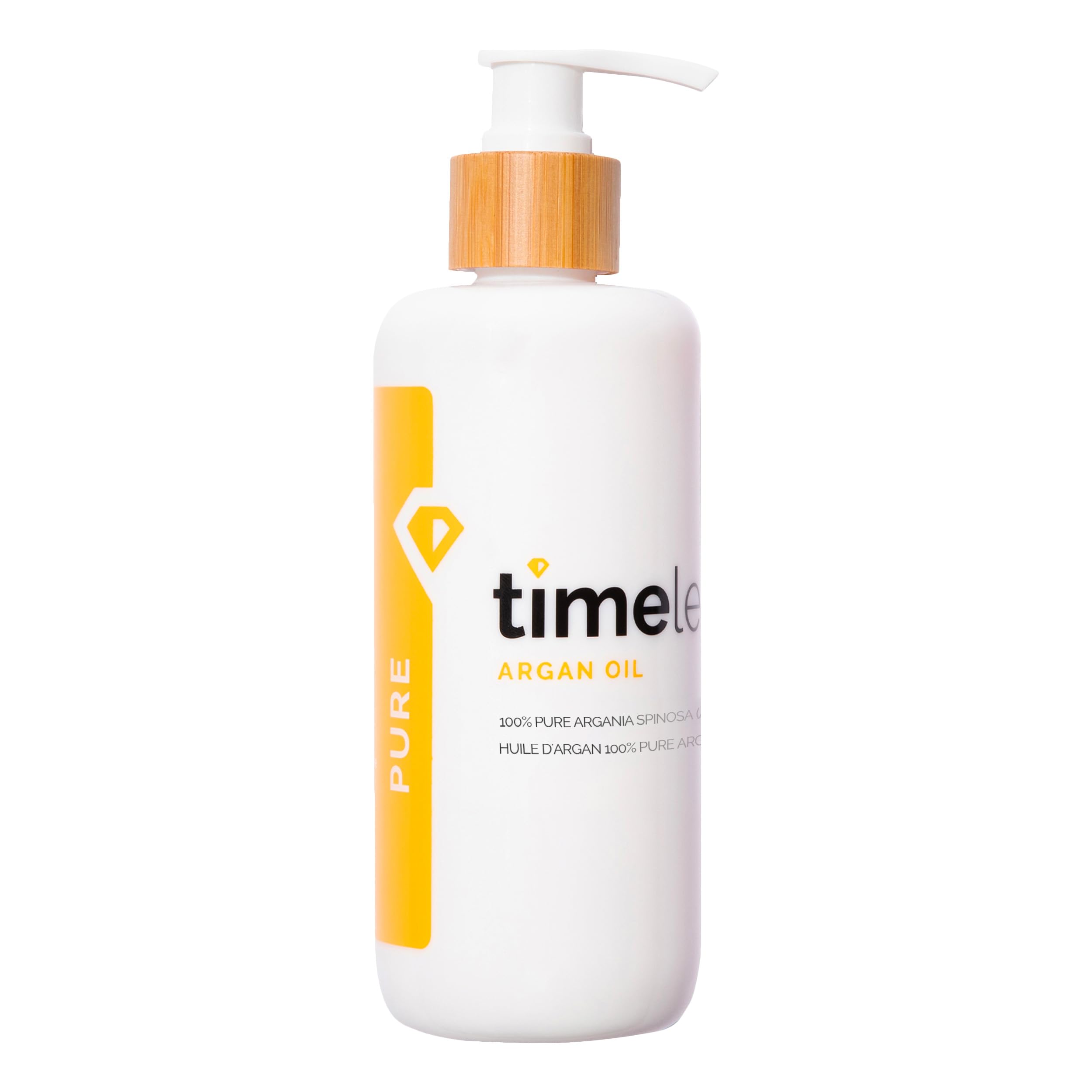 Timeless Skin Care Argan Oil - 100% Pure Argan Oil for Face & Hair Care - For Dry Skin - Fragrance-Free - Use with Moisturizer o