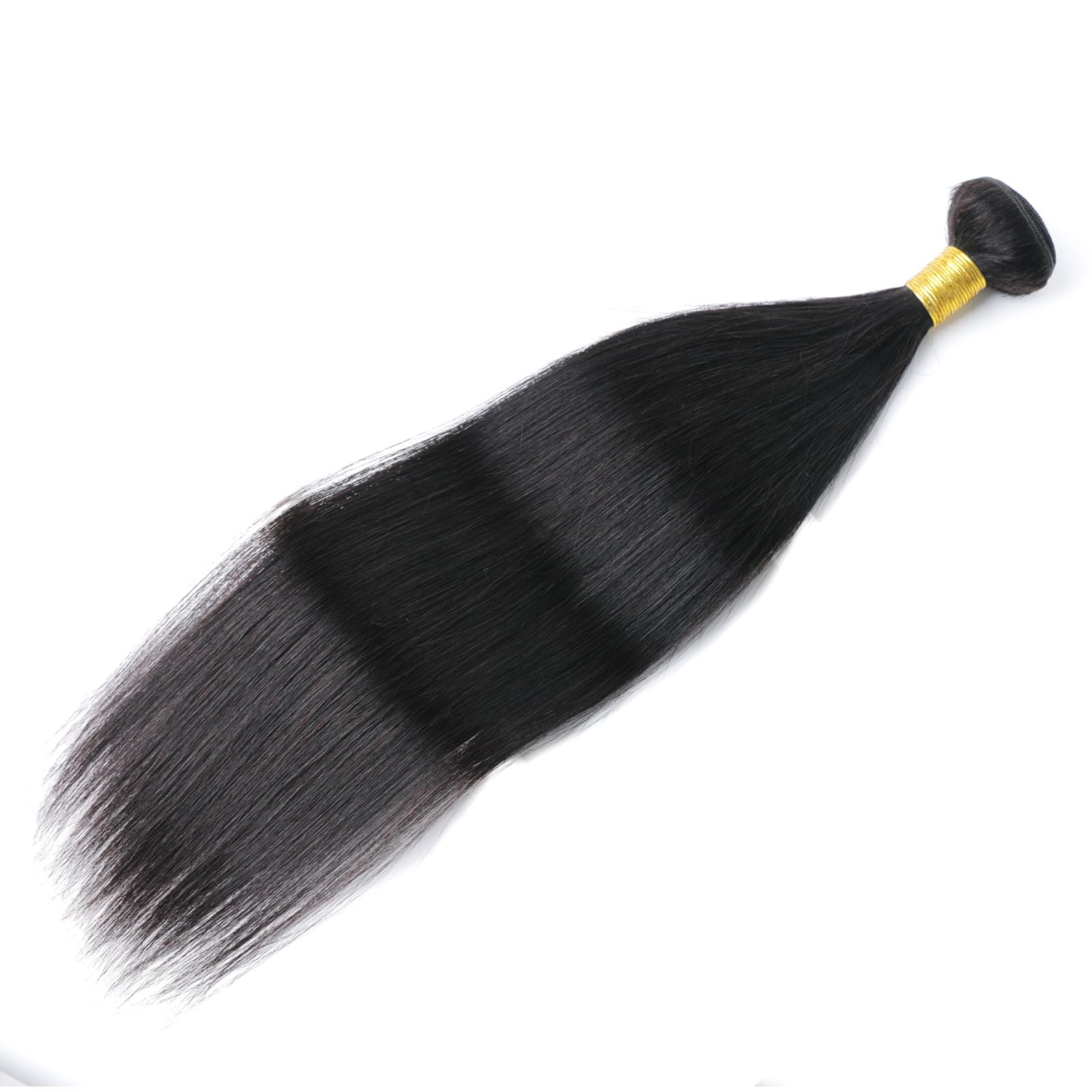 Huarisi Brazilian Virgin Bundles Human Hair Straight 20 Inch 100% Unprocessed Virgin Hair 1 Bundles Straight Weave Human Hair Bu