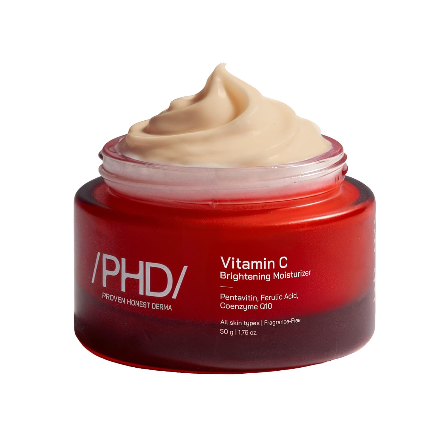 /Phd/Vitamin C Brightening Moisturizer | Vitamin C Cream For Face & Glowing Skin | Brightening Moisturizer With Pentavitin, Feru