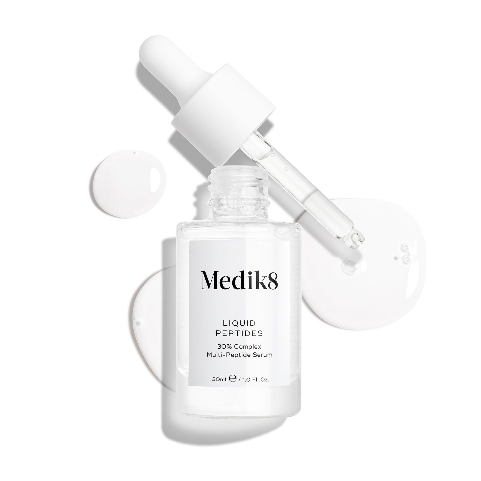 Medik8 Liquid Peptides - Advanced Regenerating Multi Peptide Serum - Firming, Smoothing Formula For Reducing Wrinkles And Fine L