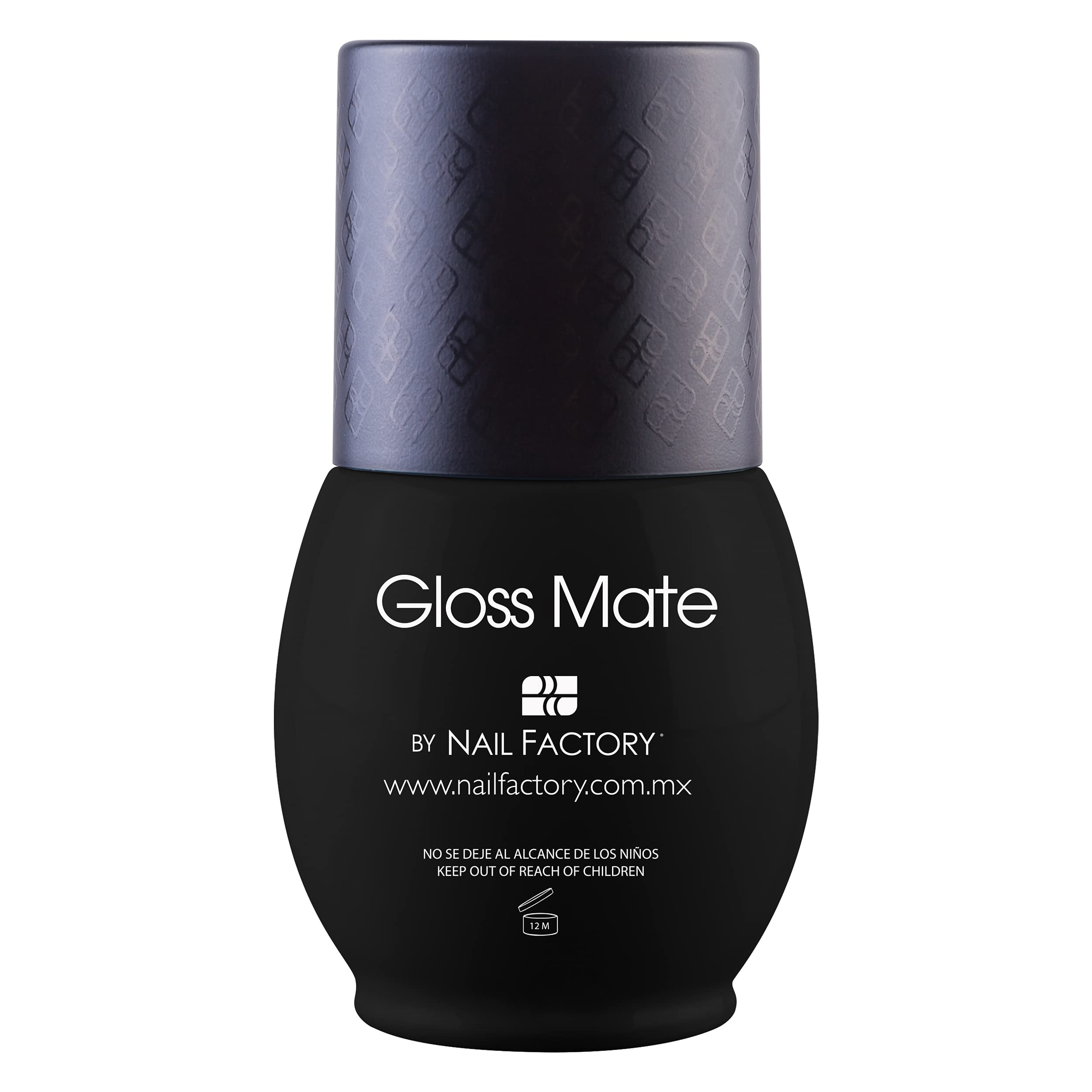 One Shot Laccover - Nail Polish Topcoat Matte Finish And Long Lasting, Soak Off Uv Led Lamp Nail Drying. 1/2 Fl Oz.