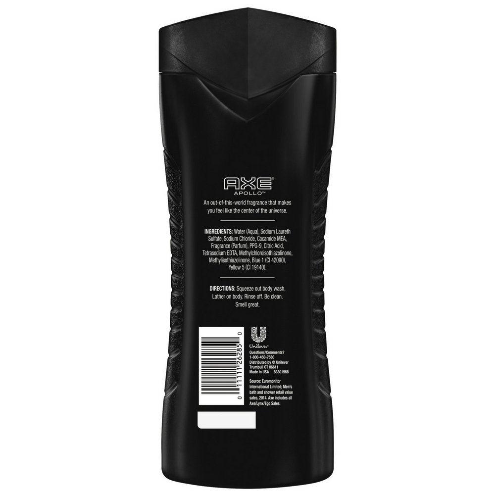 Axe Revitalizing Shower Gel Apollo, 16 Ounce Pack of 3)
