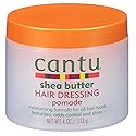 Cantu Shea Butter Hair Dressing Pomade 4 Ounce Jar (118ml) (2 Pack)