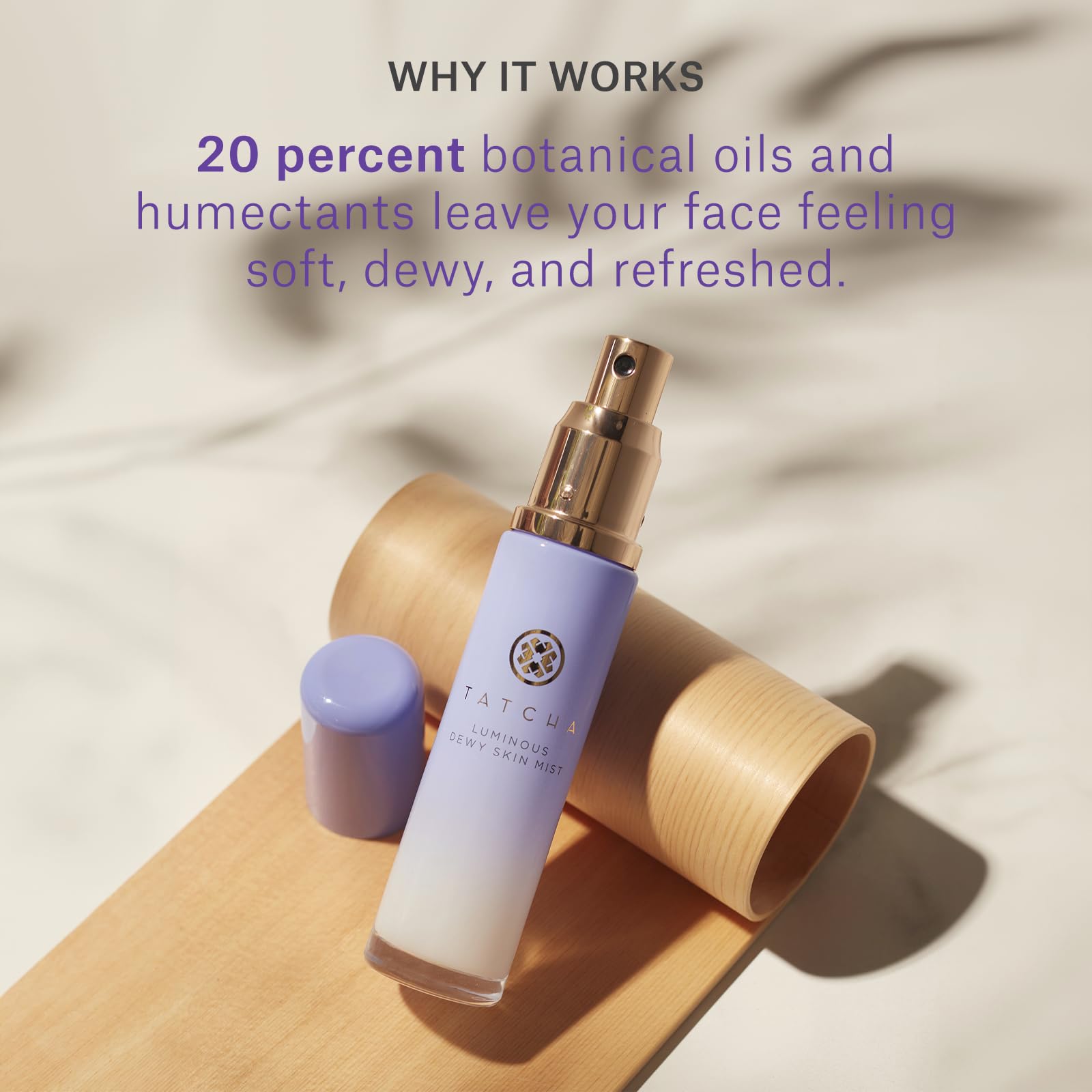 Tatcha Luminous Dewy Skin Mist | Hydrating Face Mist for Glowing Skin, 40 ml | 1.35 oz