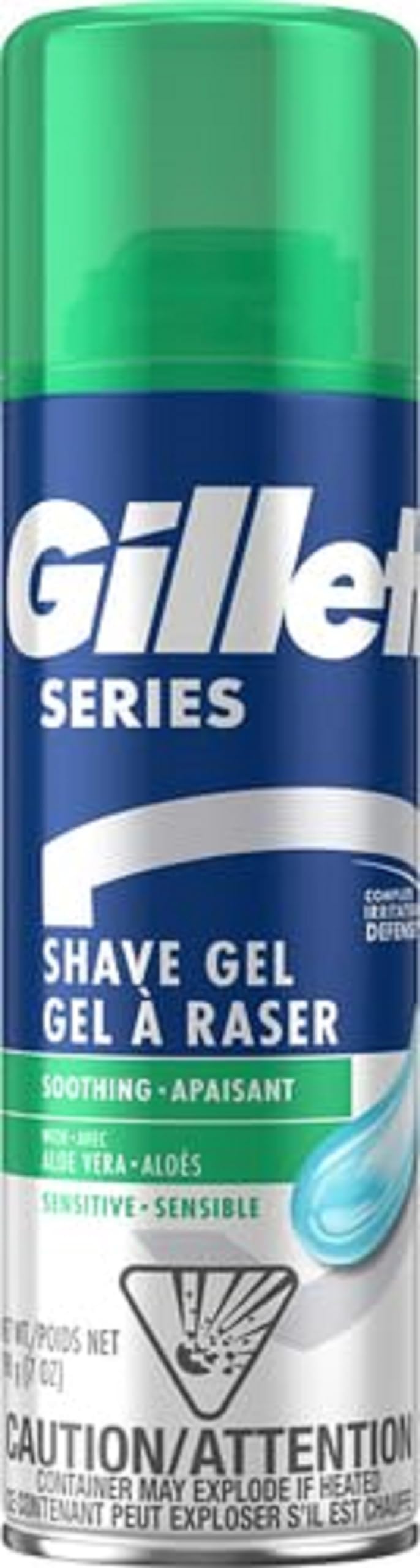 Gillette Series Shaving Gel Sensitive Skin, Multicolor, 7 Oz