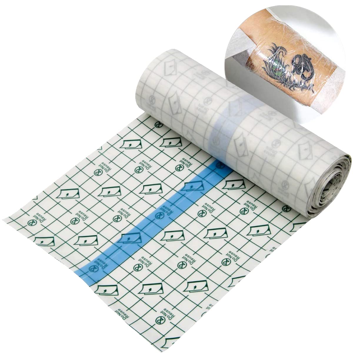 Tattoo Aftercare Waterproof Bandage Transparent Film Dressing Second Skin Healing Protective Clear Adhesive Bandages Tattoo Supp