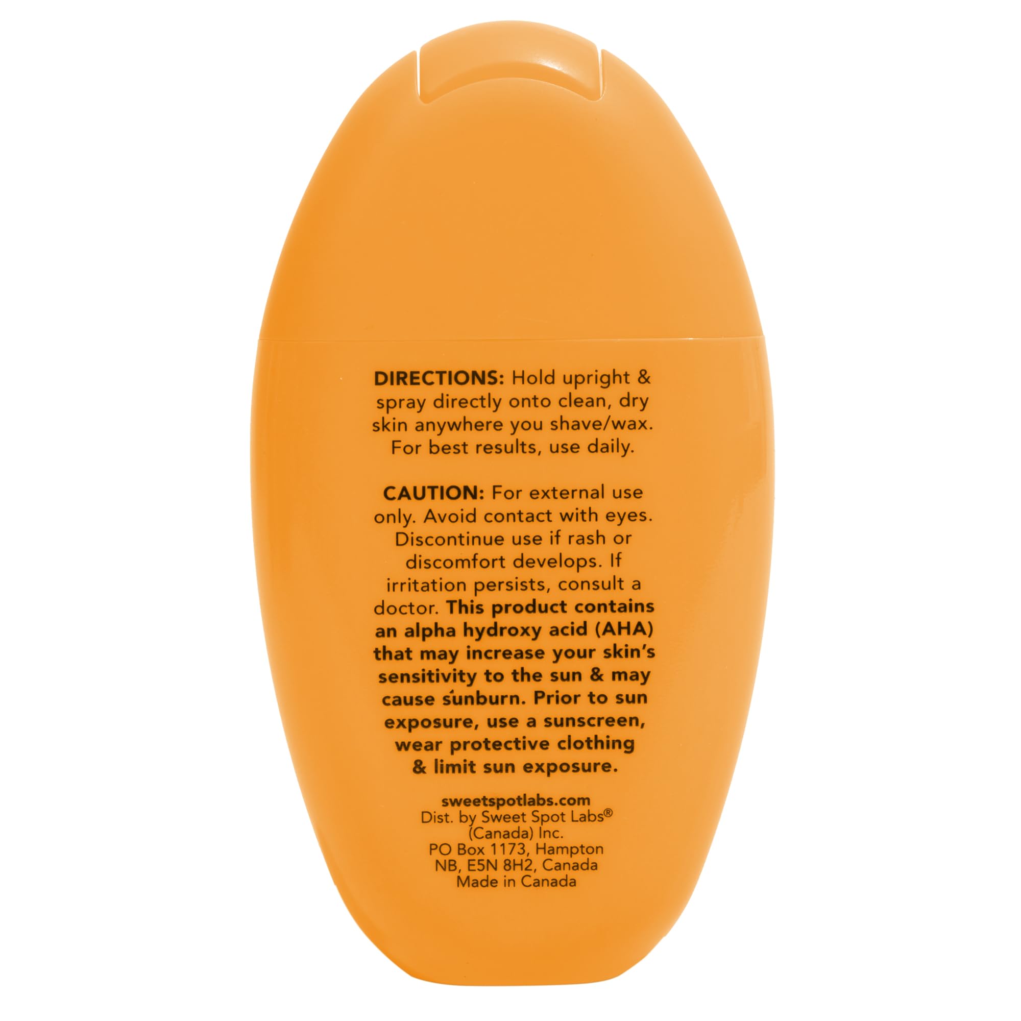 SweetSpot Labs Buff & Brighten Ingrown Hair Treatment Spray, Target Ingrown Hair + Brighten Dark Spots, 1.69 oz