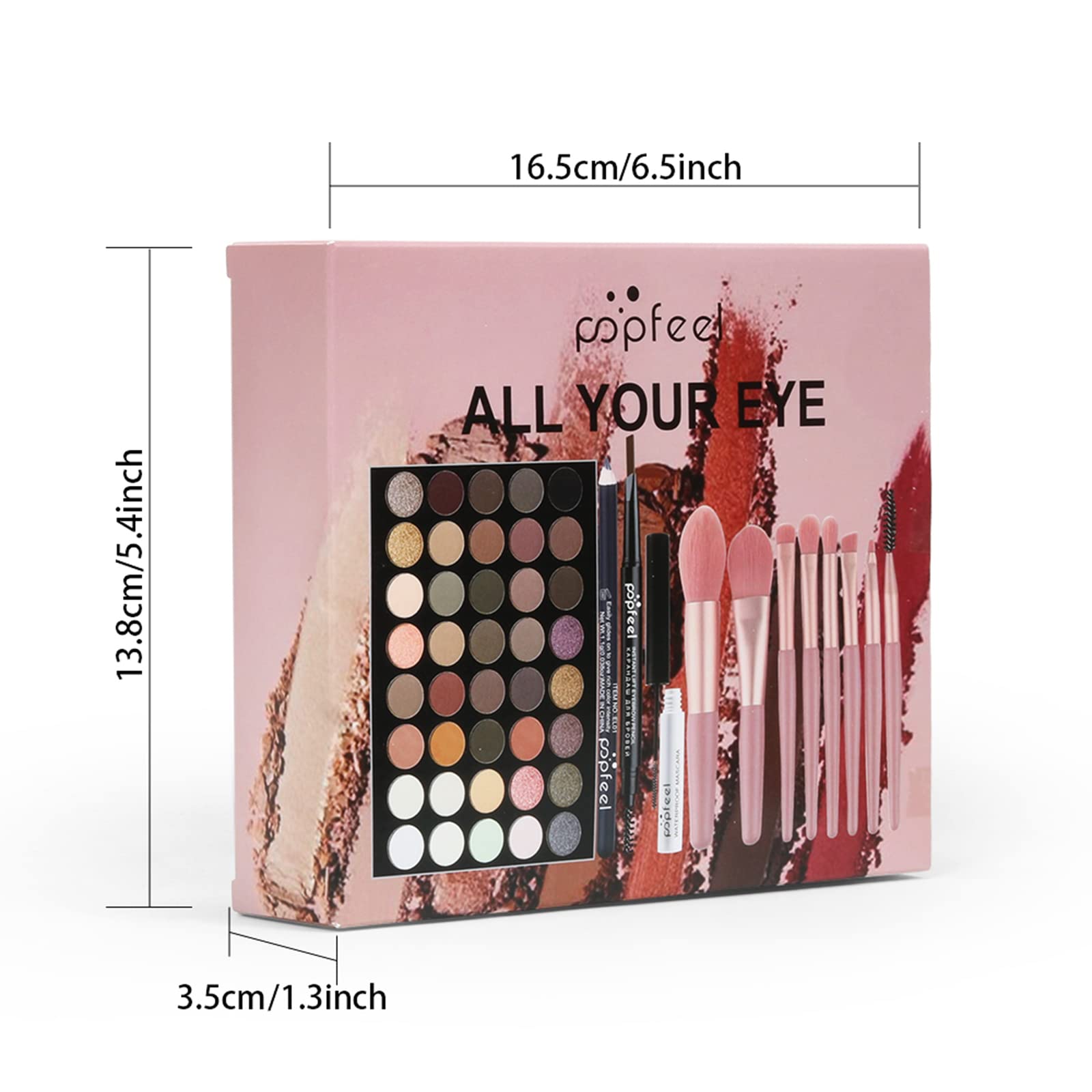 Joyeee Makeup Kit All-In-One Girls Makeup Gift Set For Women Full Starter Cosmetics Kit, Include Eye Brushes Set, Eyeshadow Pale
