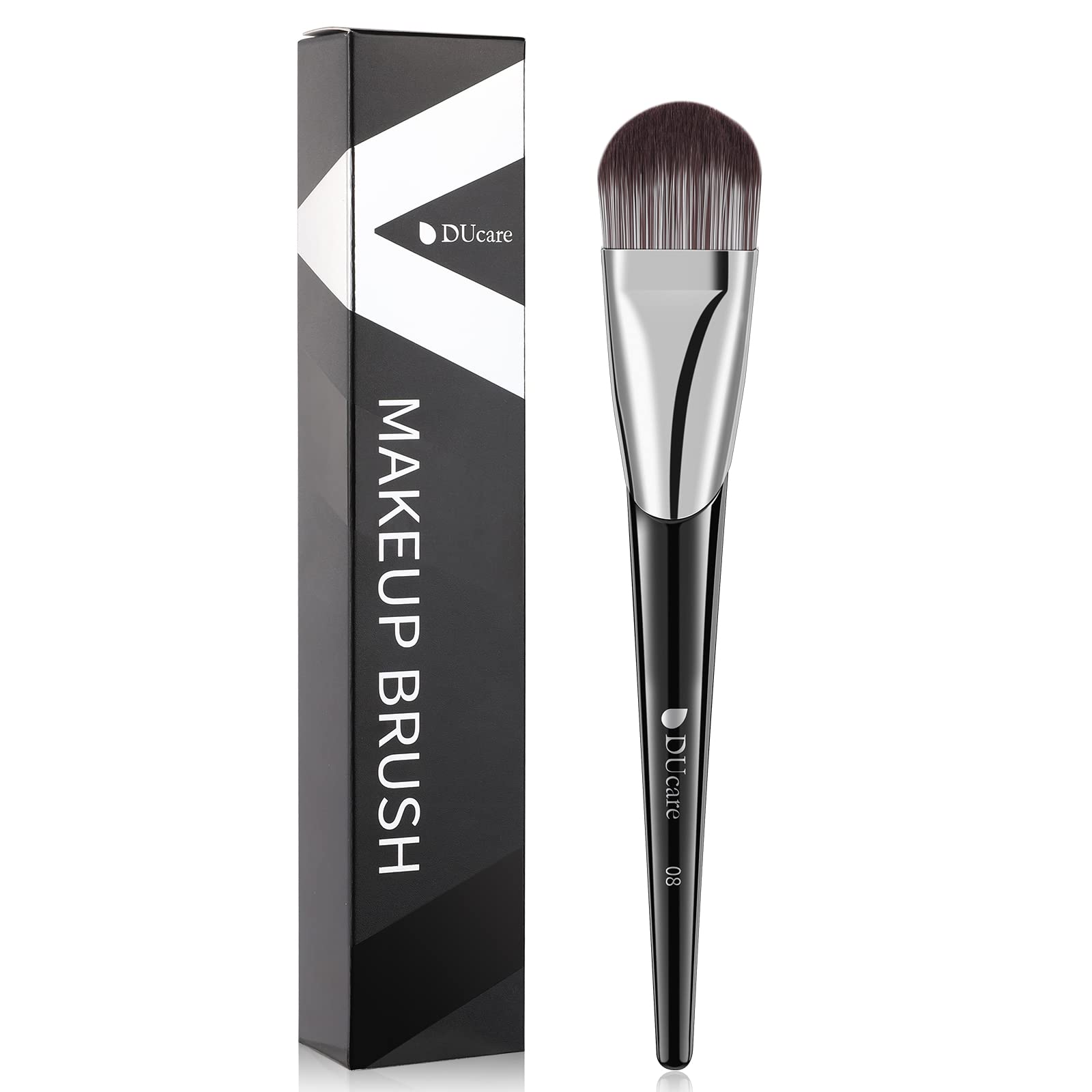Ducare Foundation Brush For Liquid Makeup Self Tanner Brush Concealer Diy Facial Mask Contour Face Brush For Blending Liquid, Cr