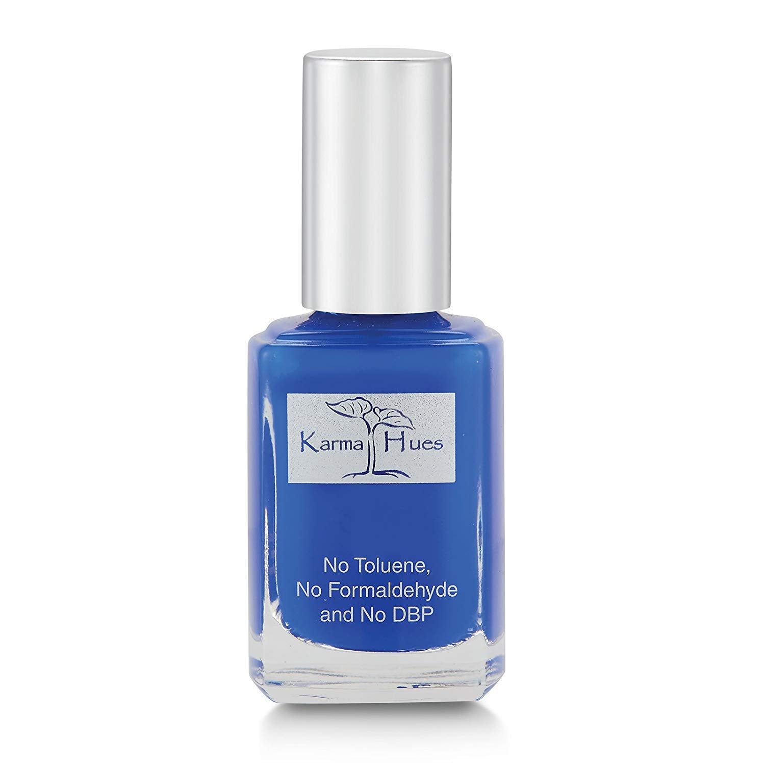 karma organic Natural Nail Polish-Non-Toxic Nail Art, Vegan and Cruelty-Free Nail Paint (PEACOCK BLUE)