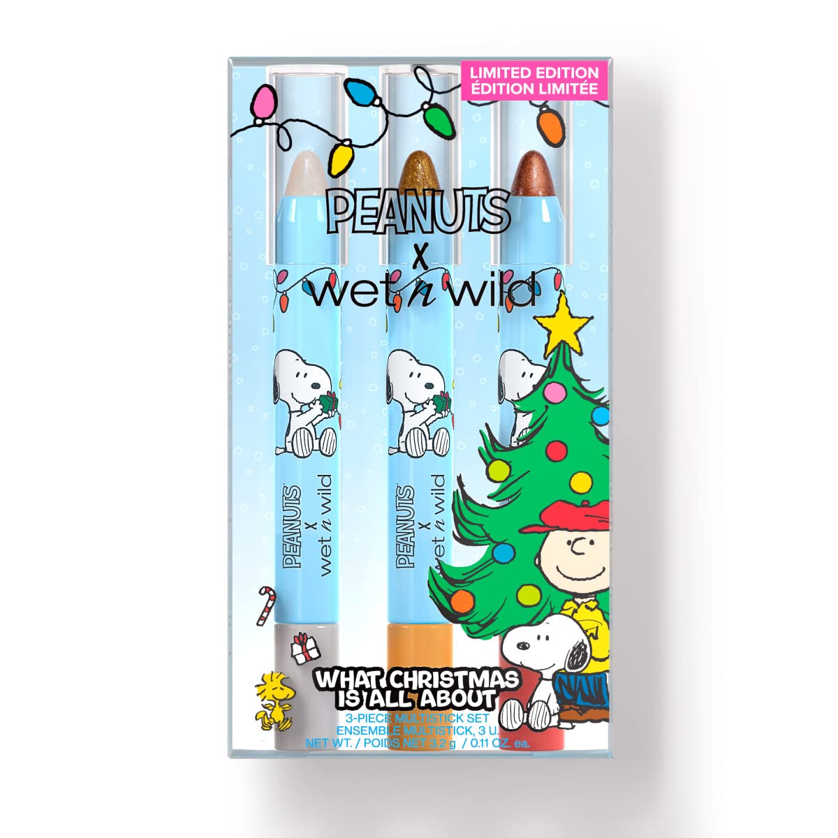 wet n wild Peanut Collection What Christmas is All About 3Piece Multistick Set