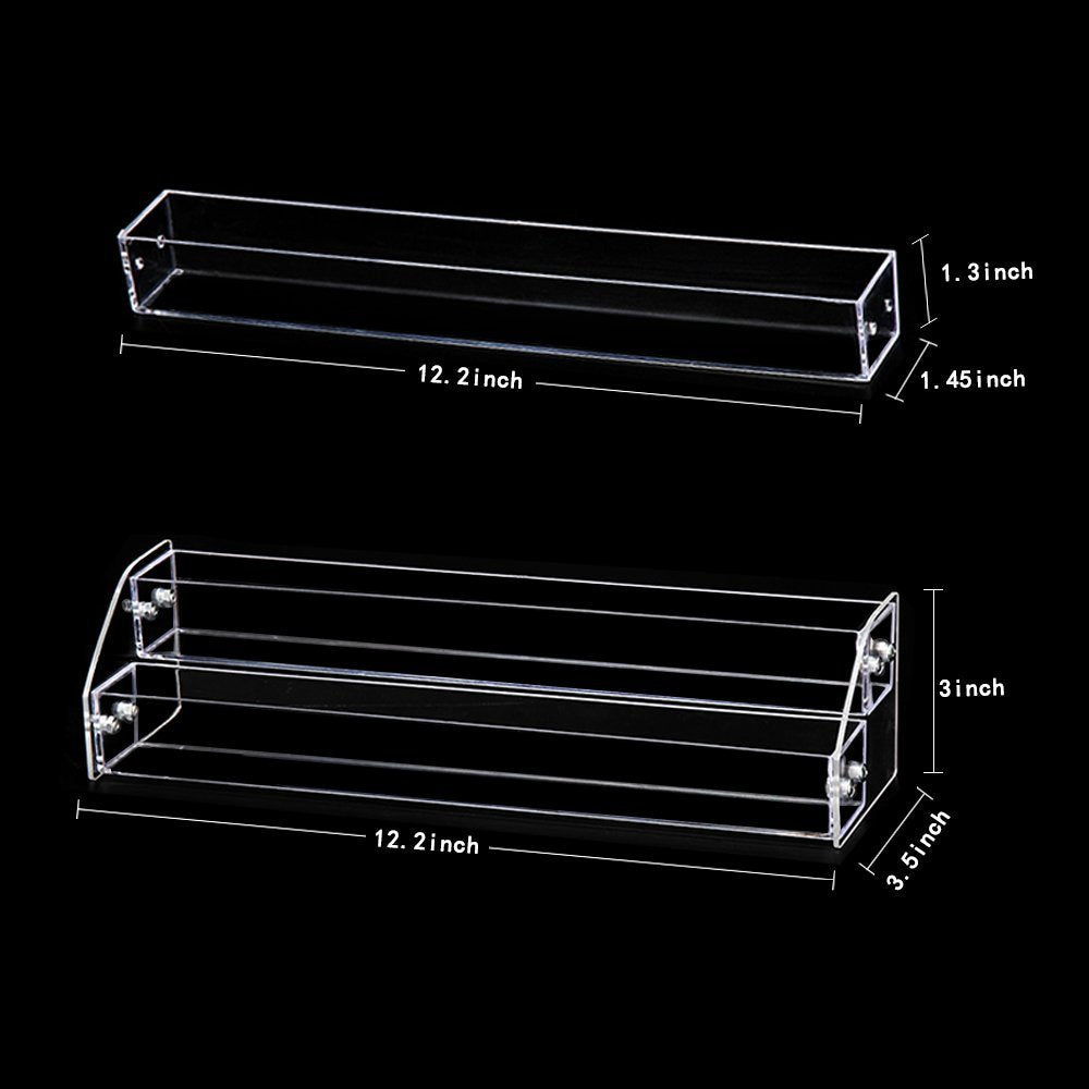 Acrylic Organizer Storage Case Brochure Display Holders for Essential Oil Cosmetic Dropper Bottle Condiment Nail Polish Paint Ra