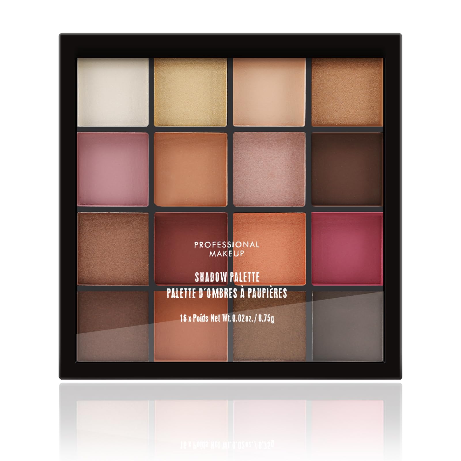 Boobeen Colorful Eyeshadow Palette Makeup-16 Colors, Matte and Glitter Eyeshadow, Bright Eyeshadow palettes, Blendable, Easy to 