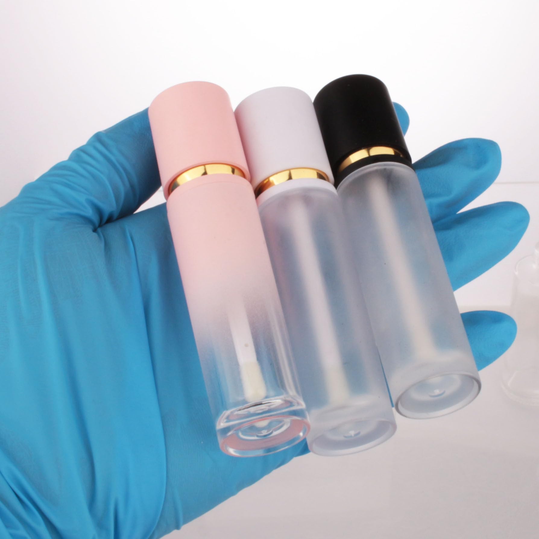 Cosidea 8Pcs Empty White Thick Lip Gloss Tubes 8Ml Lipgloss Tube With Wand Applicator For Lip Oil Tint Bottles Container