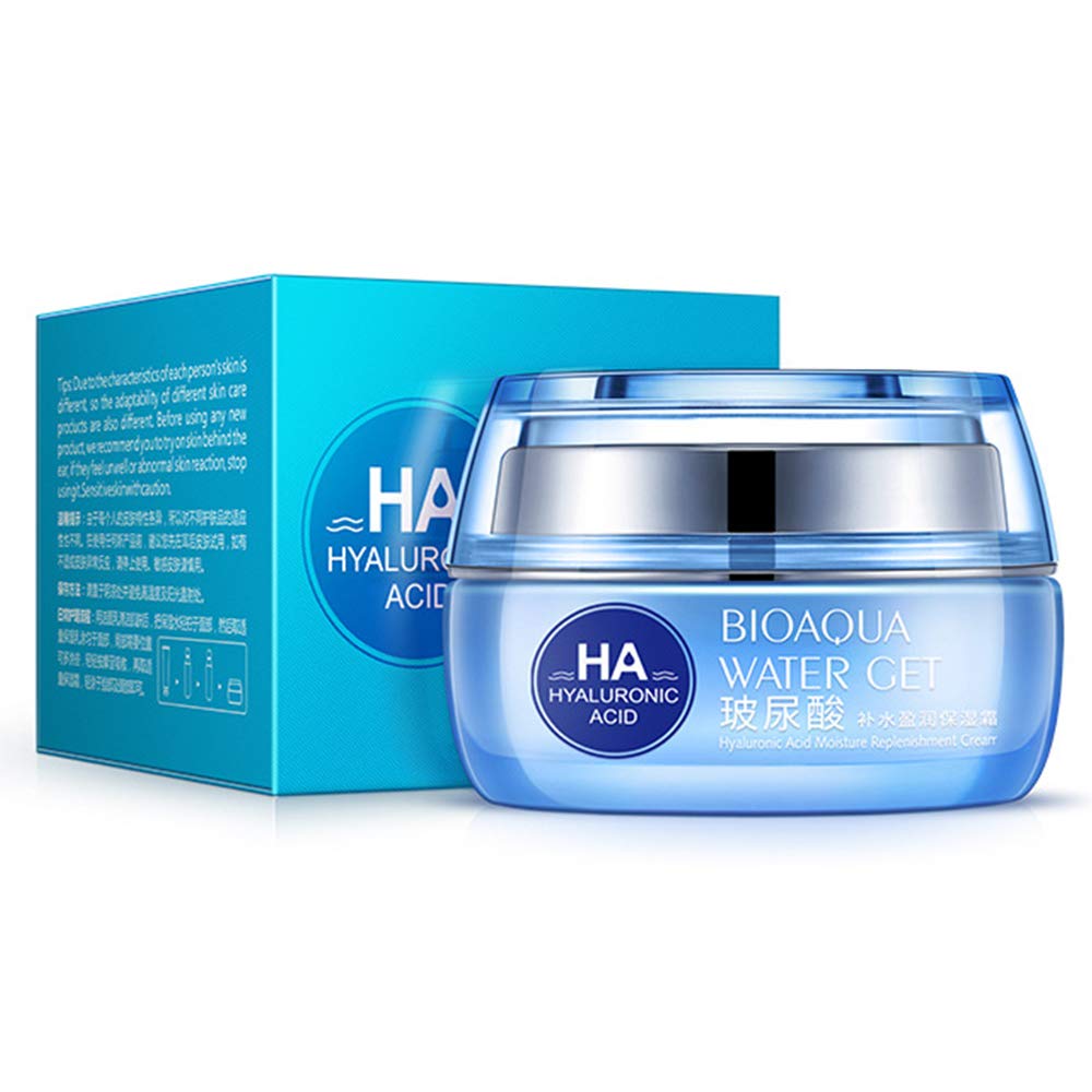 BIOAQUA Anti-Aging Cleaning Moisturizers HA Water Get Replenishment Face Skin Cream Hyaluronic Acid Natural Ingredients Hydratin