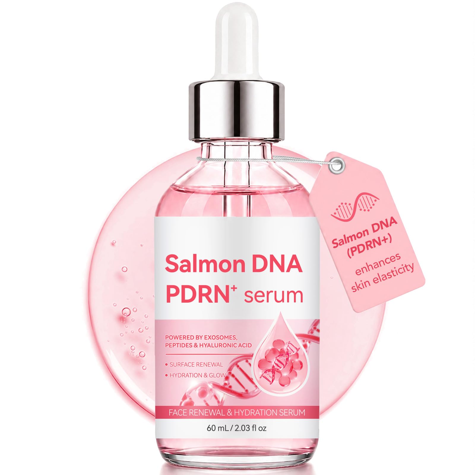 PDRN Pink Peptide Serum with Salmon DNA | PDRN Serum with Peptides