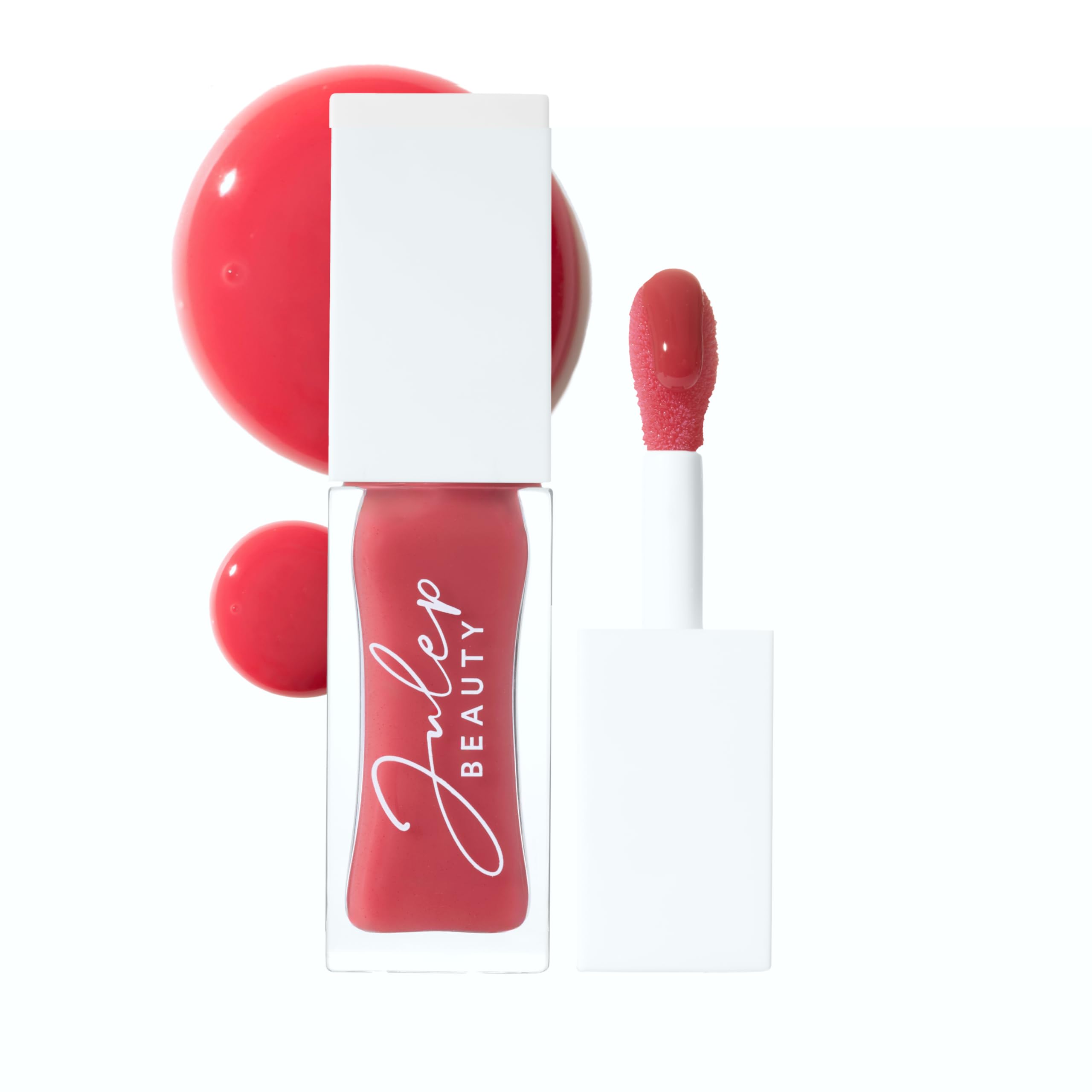 Julep So Plush Glossy Lip Oil - Nourishing Apricot, Avocado & Jojoba, Sheer Color & Shine, Moisturizing for Dry Lips-Clear Consc