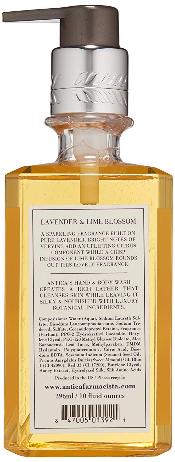 Antica Farmacista Lavender & Lime Blossom Hand Wash, 10 Fl Oz