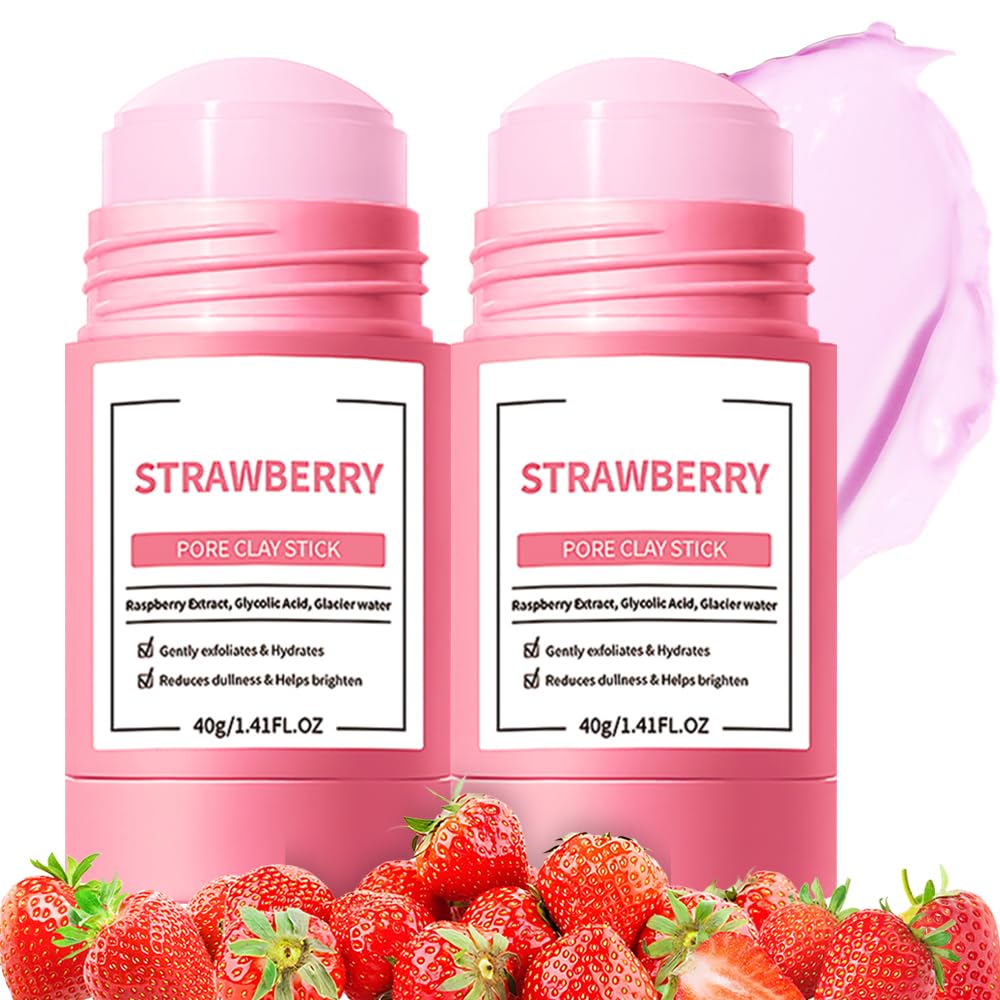 FeiCuiYun 2Pcs Clay Mask For Face, Blackhead Remover For Face, Deep Pore Cleansing, Moisturizing, Skincare Facial Mask for Refin