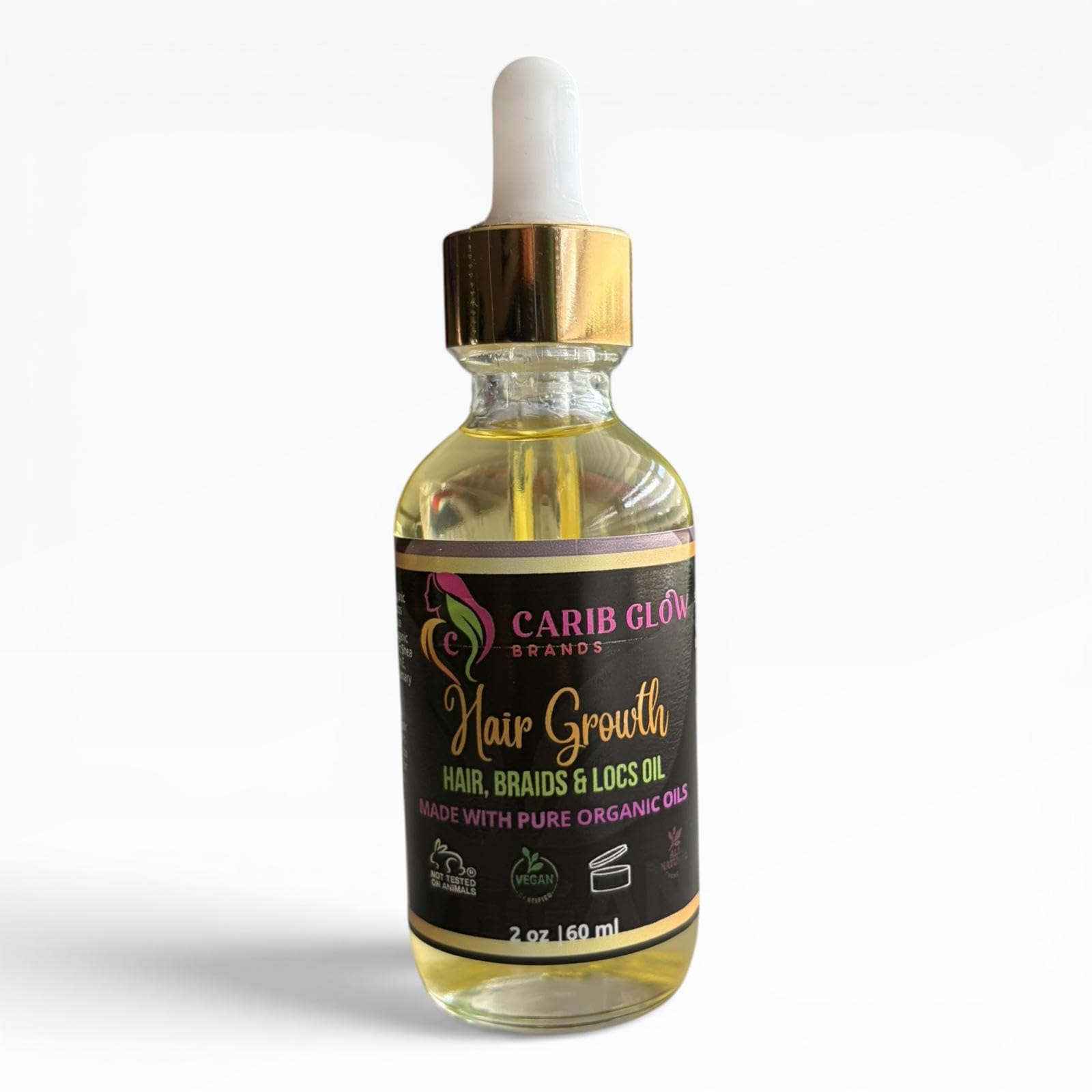 Carib Glow Hair, Braids and Locs Growth Oil