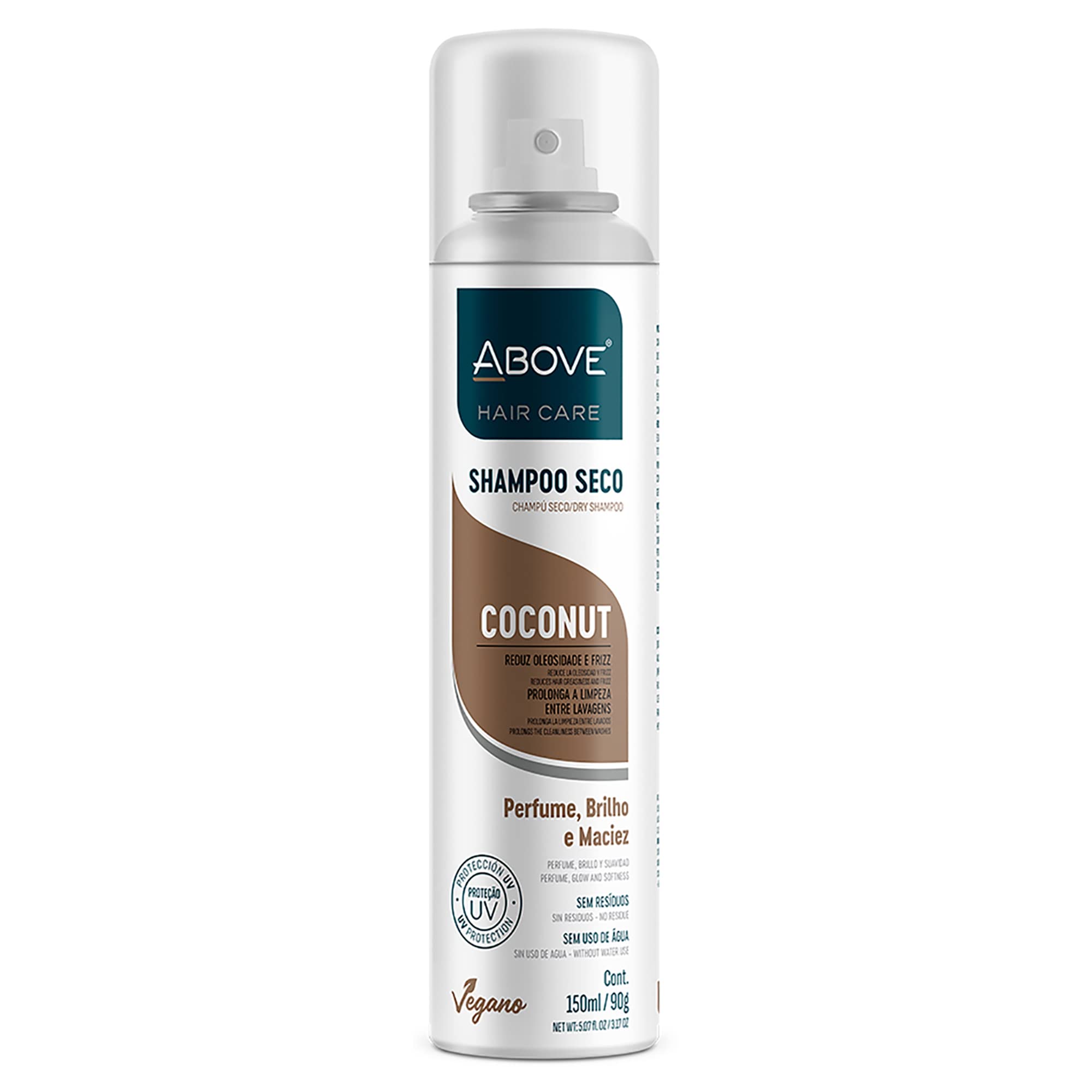 Above Coconut - Dry Shampoo - Absorbs Excess Oil Between Washes - Gives Softness And Shine To Your Strands - Does Not Leave Resi