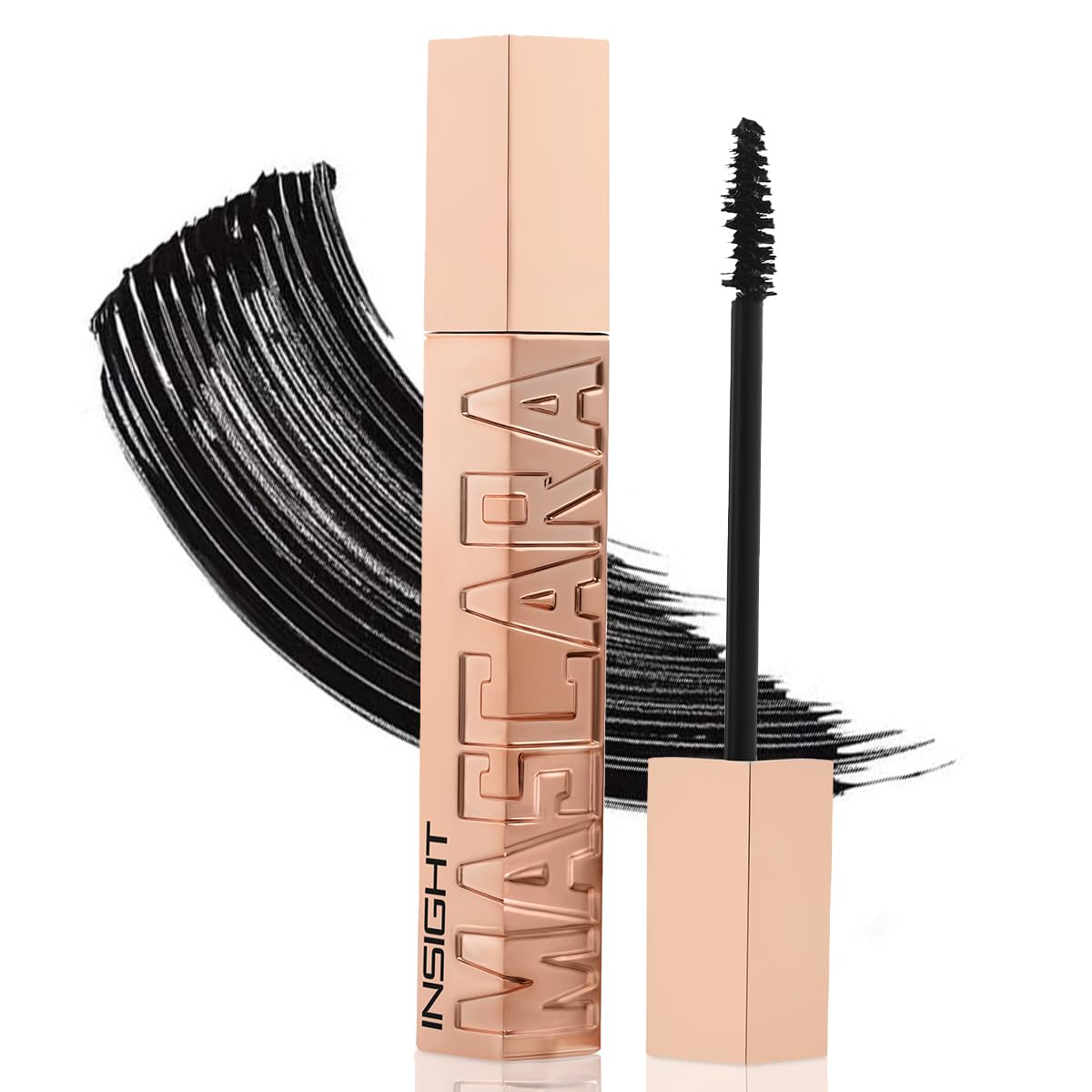 Insight Lash Out Loud Mascara|Soft Volume & Clean Length|Clump-Free, Smudgeproof, Waterproof | Nourishing Castor Oil For Lifted,