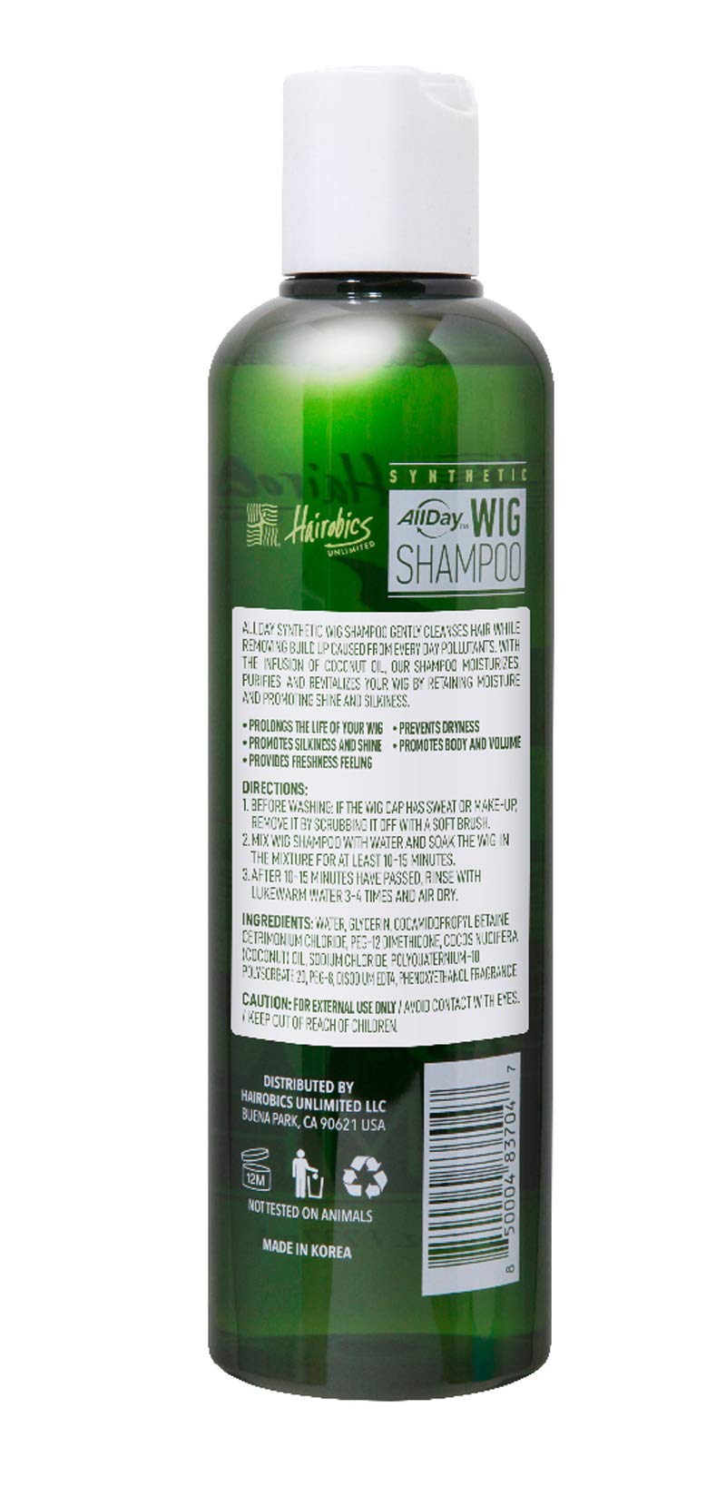 AllDay Locks Synthetic Wig Shampoo | Revitalizes and Refreshes | Cleanses & Extends Lifespan of Wigs & Hairpieces | Soft & Fresh