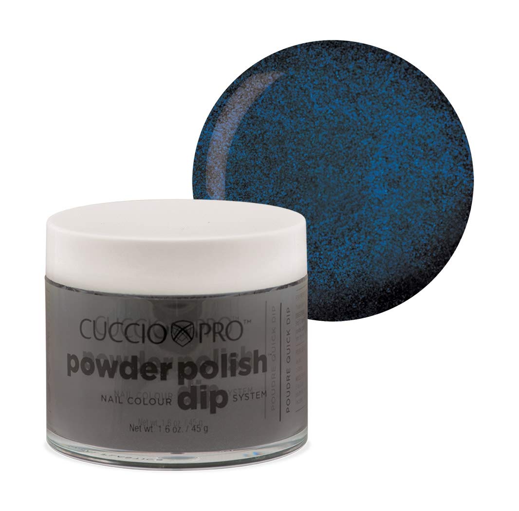 Cuccio Pro Cuccio Pro Powder Polish Nail Colour Dip System - Dark Blue With Black Undertones 2 Oz, 2 Ounce