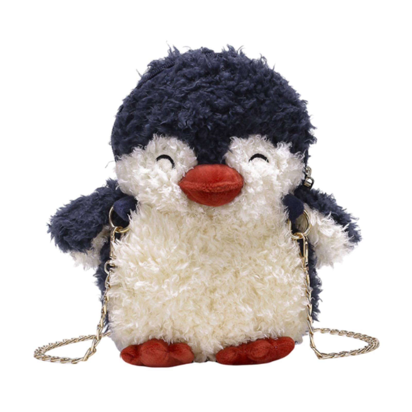 Calandis Plush Penguin Purse Satchel Zipper Closure Shoulder Purse Creative Plush Bag | Womens Handbags & Bags
