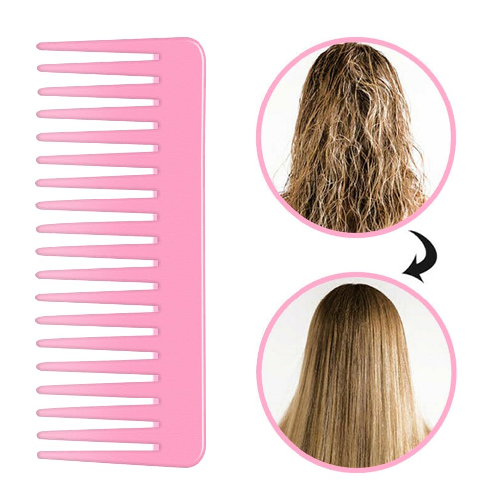 Wide Tooth Comb And Large Hair Detangling Comb For Long Hair, Curly Hair, Wet Hair, No Handle Detangler Comb Styling Shampoo Com