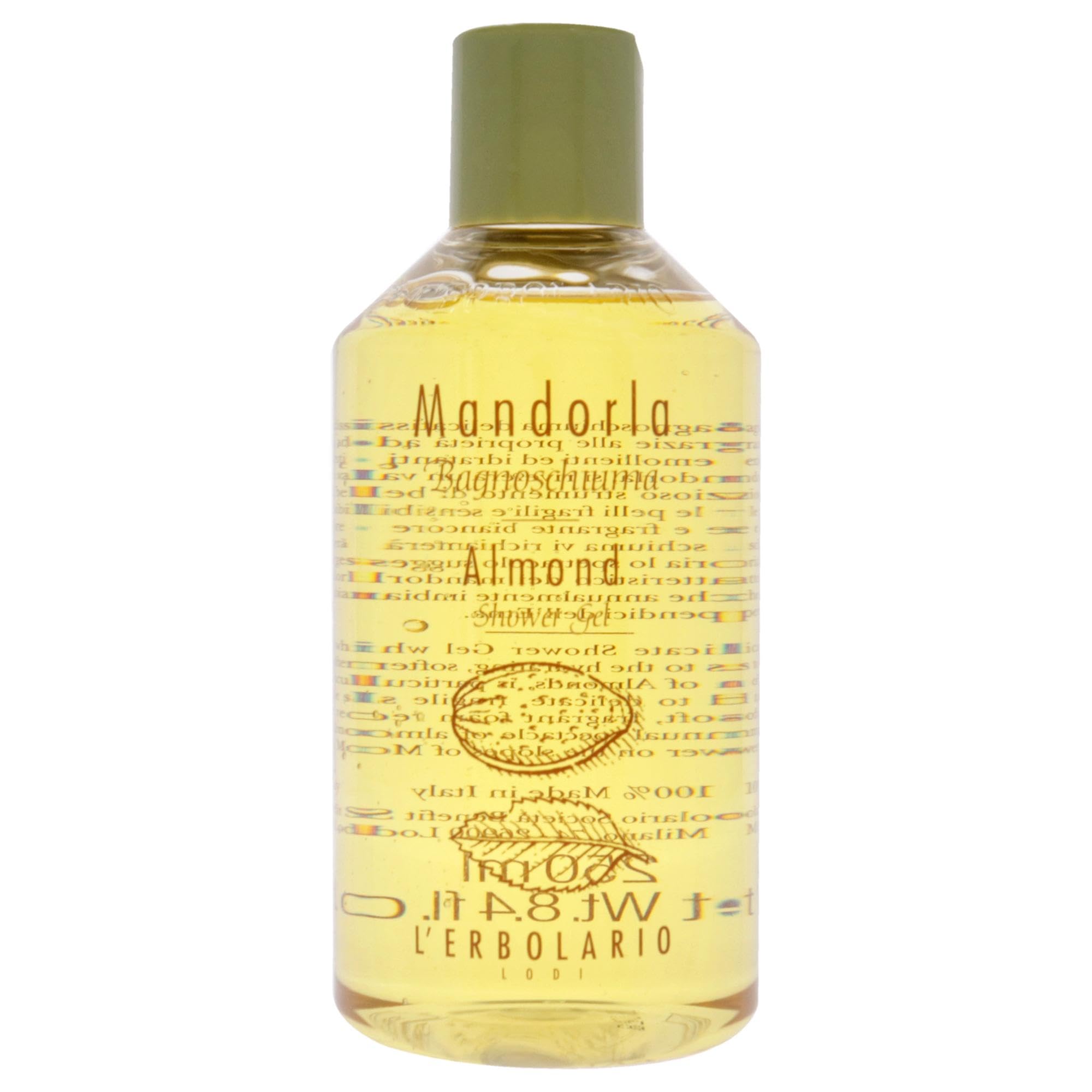 Almond Shower Gel By Lerbolario For Unisex - 84 Oz Shower Gel(D0102Hgrf7W)