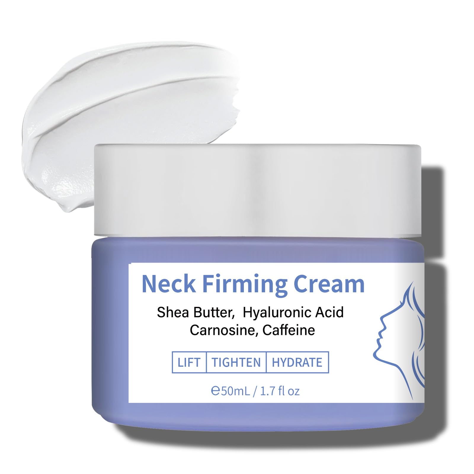 Mxvbaty Neck Firming Cream Pure, Anti-Aging Tighten & Lift Neck Cream, Chest Neck Creams for Tightening & Firming Wrinkles, Mois