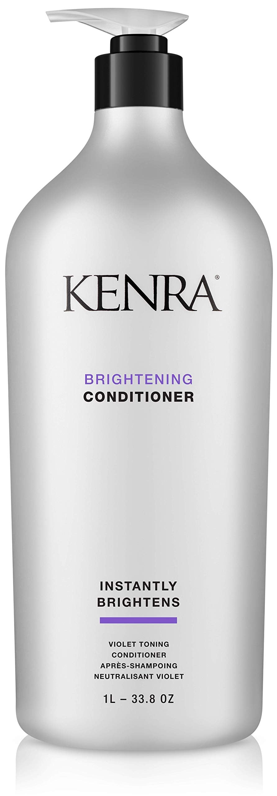 Kenra Brightening Conditioner | Eliminates Brassy Tones | Purple/Violet Conditioner For Blondes, Grays, Brunettes & All Hair Typ