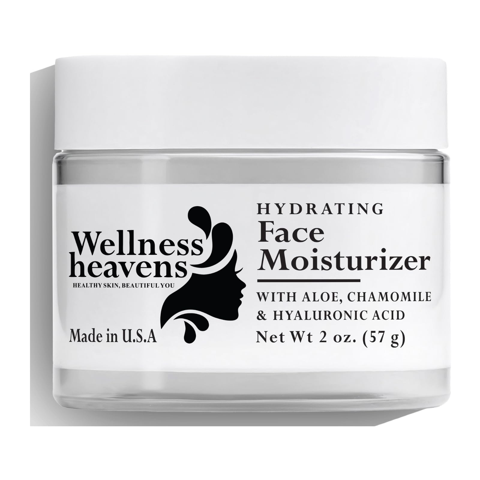 Wellness Heavens Face Moisturizer, Hyaluronic Acid, Vitamin E, Vitamin C, Neck, Face Moisturizer for Dry Skin, Day & Night, Wrin
